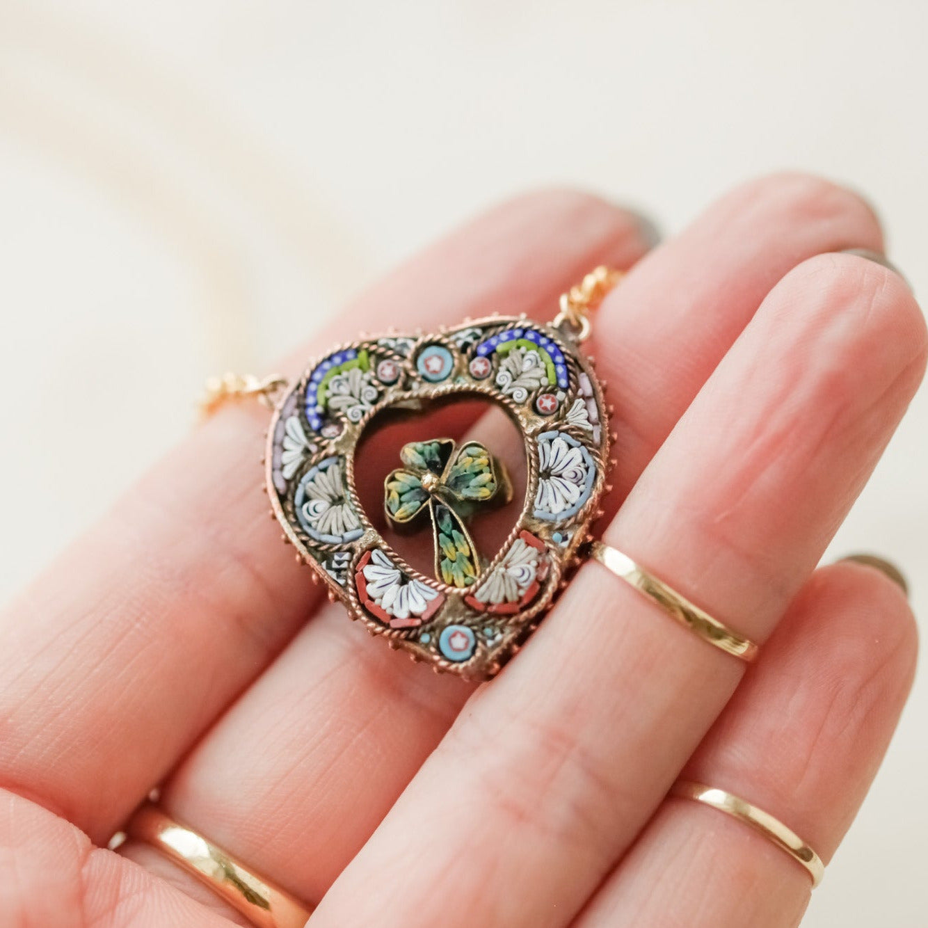 Leonus Micromosaic Pendant
