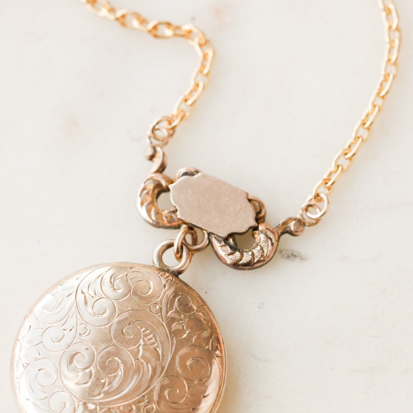 Bacall Engraved Locket