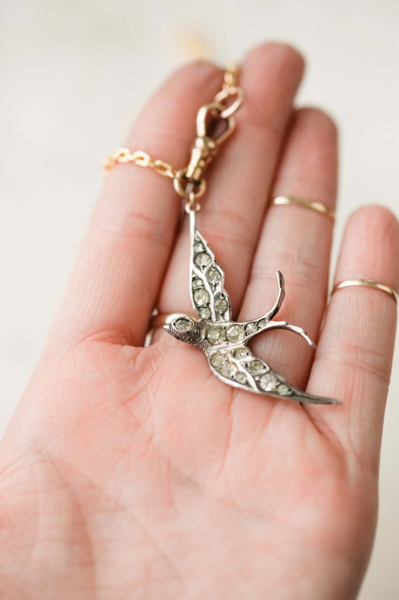 Serena Swallow Pendant