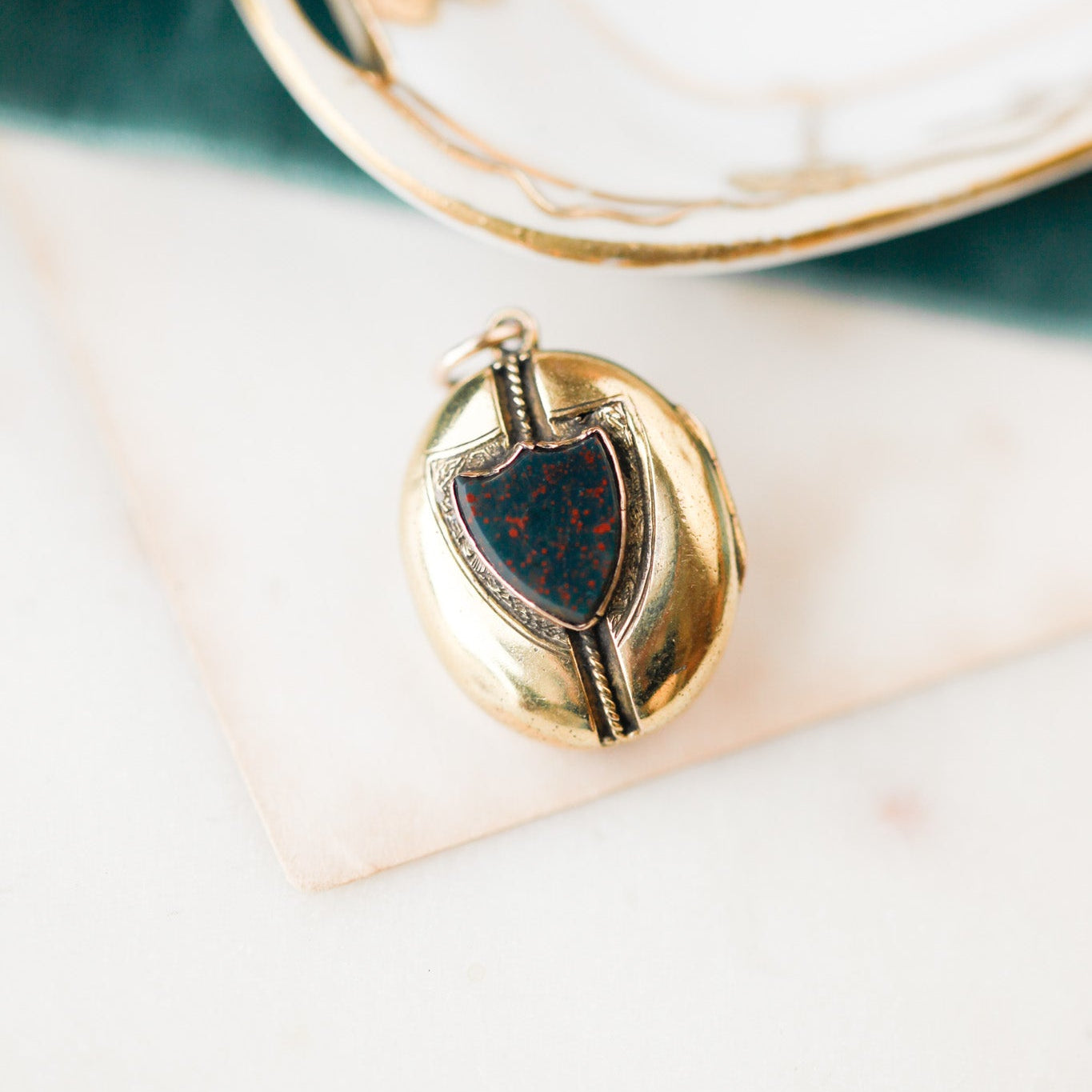 Genie Bloodstone Locket