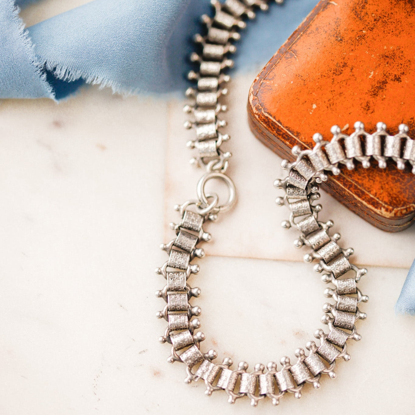 Celestial Sterling Linked Necklae