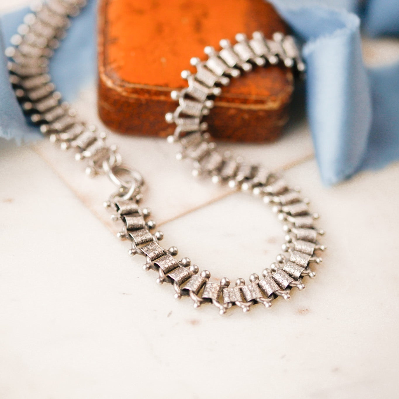 Celestial Sterling Linked Necklae