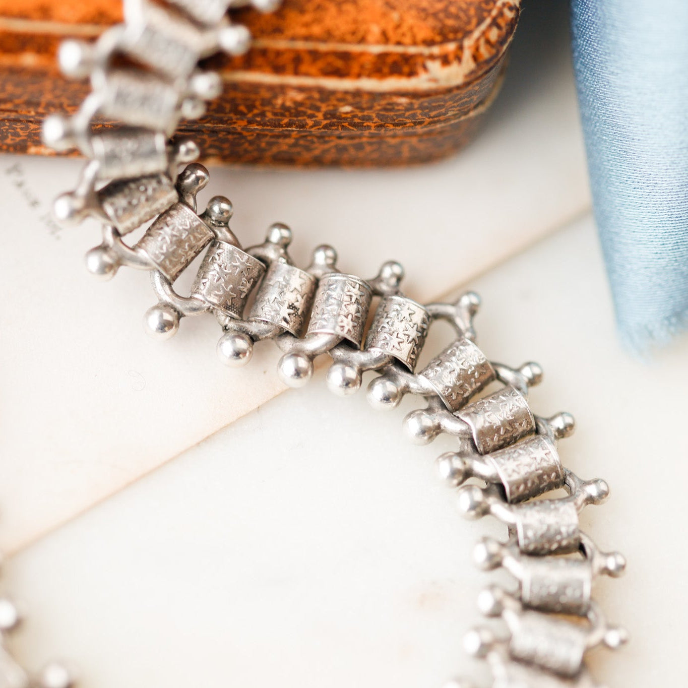 Celestial Sterling Linked Necklae