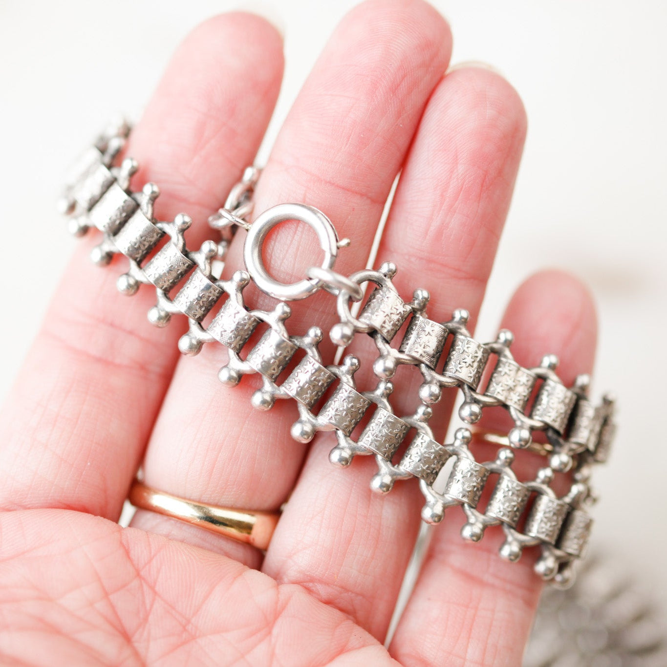 Celestial Sterling Linked Necklae