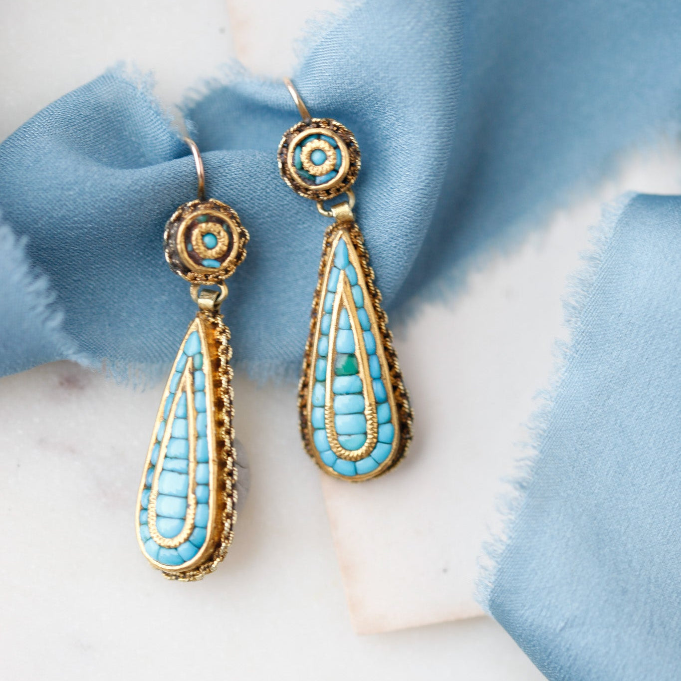Parrah Turquoise Drop Earrings