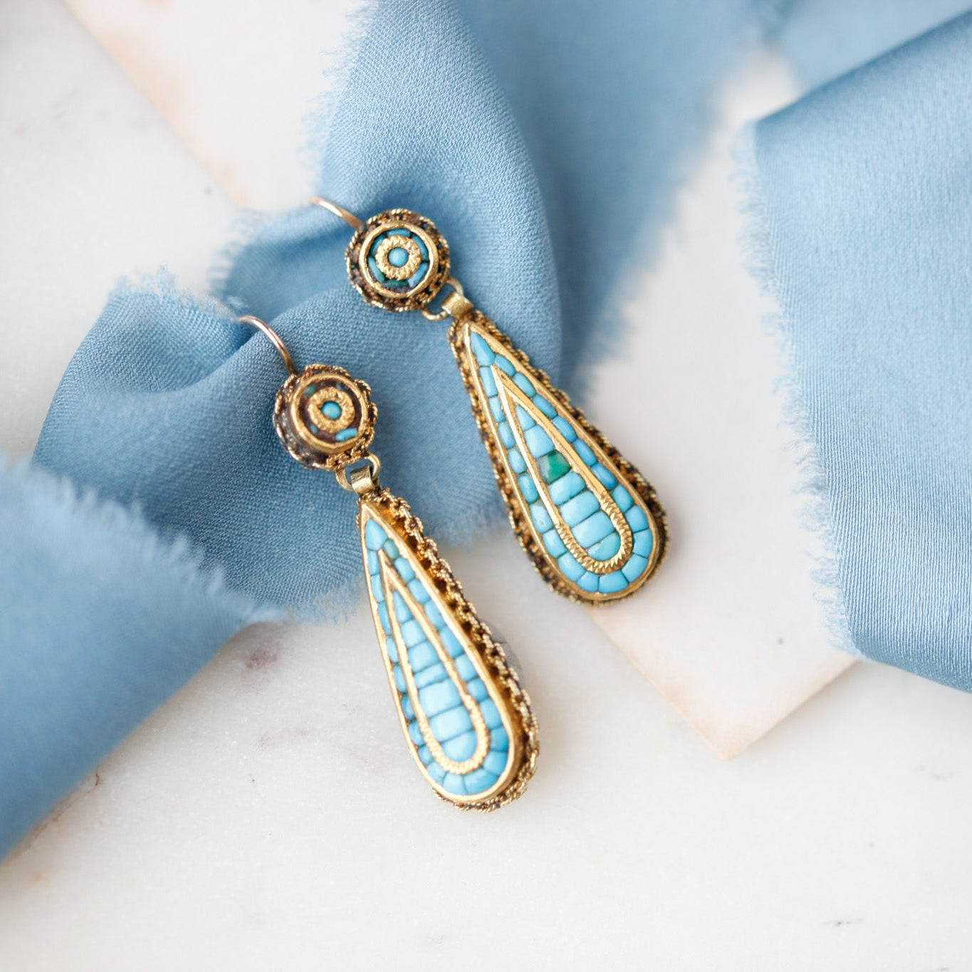 Parrah Turquoise Drop Earrings