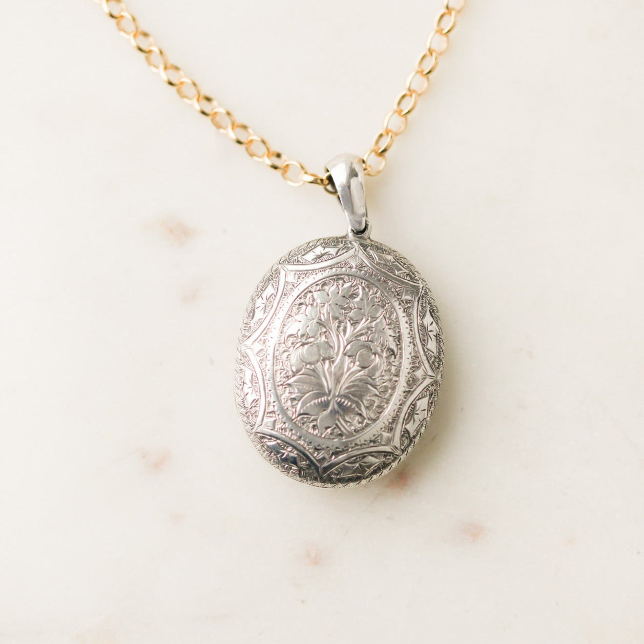 Secret Garden Sterling Locket