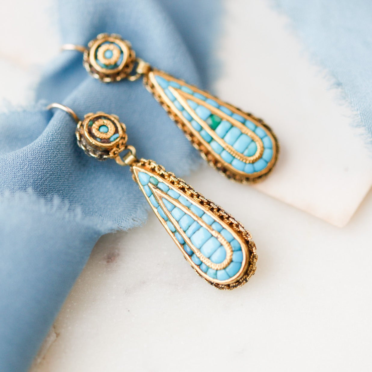 Parrah Turquoise Drop Earrings