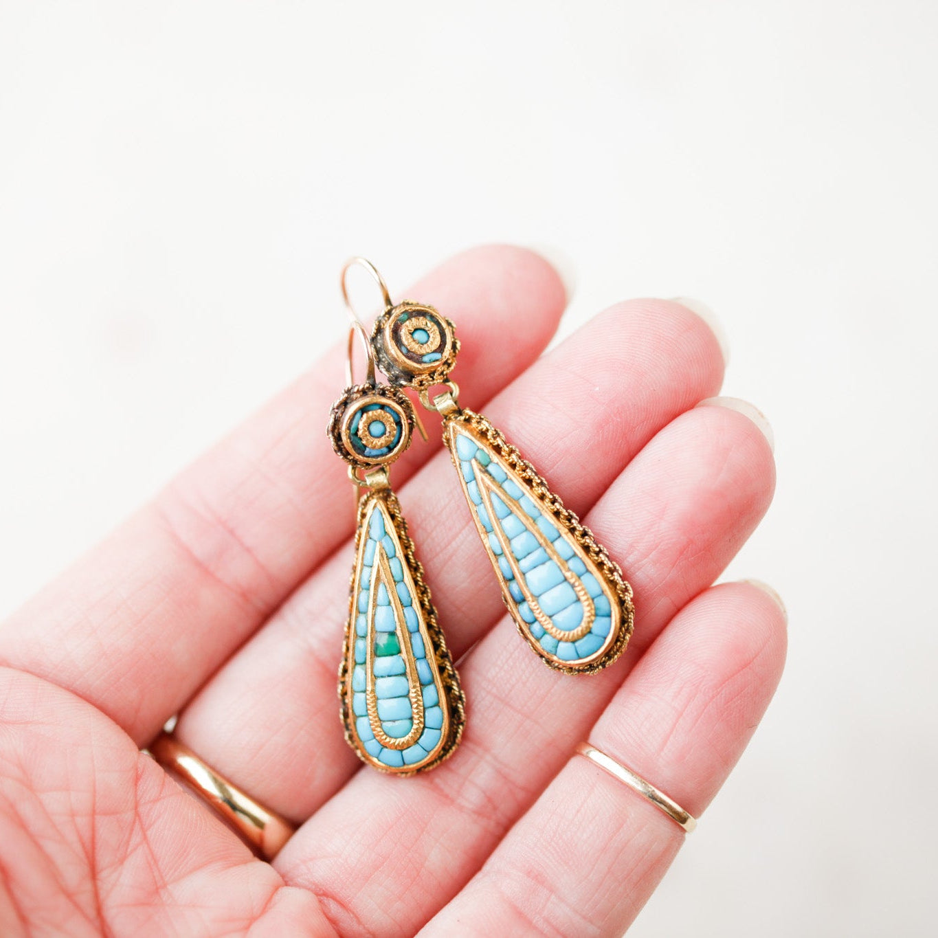 Parrah Turquoise Drop Earrings