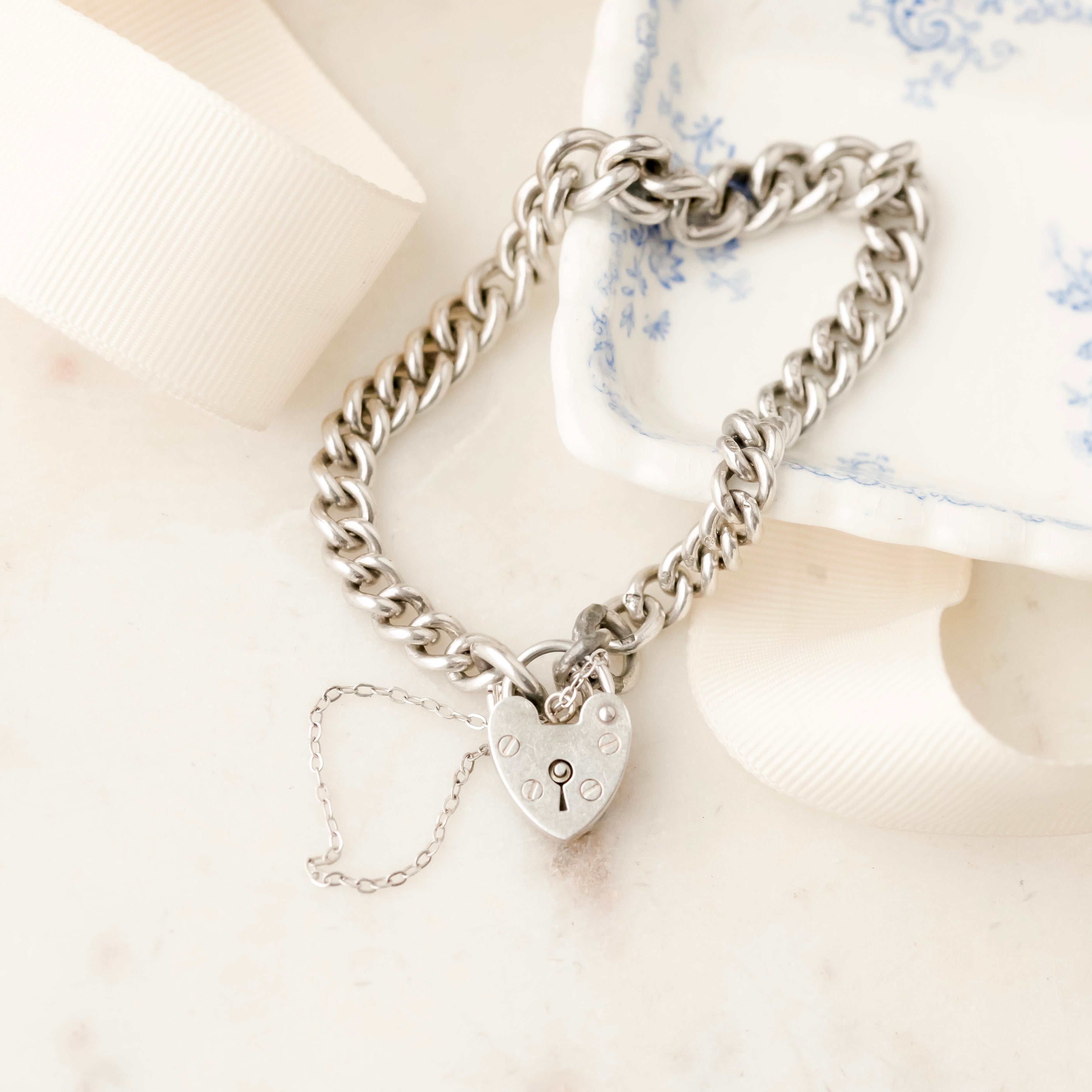 Sweetheart Heart Lock Bracelet