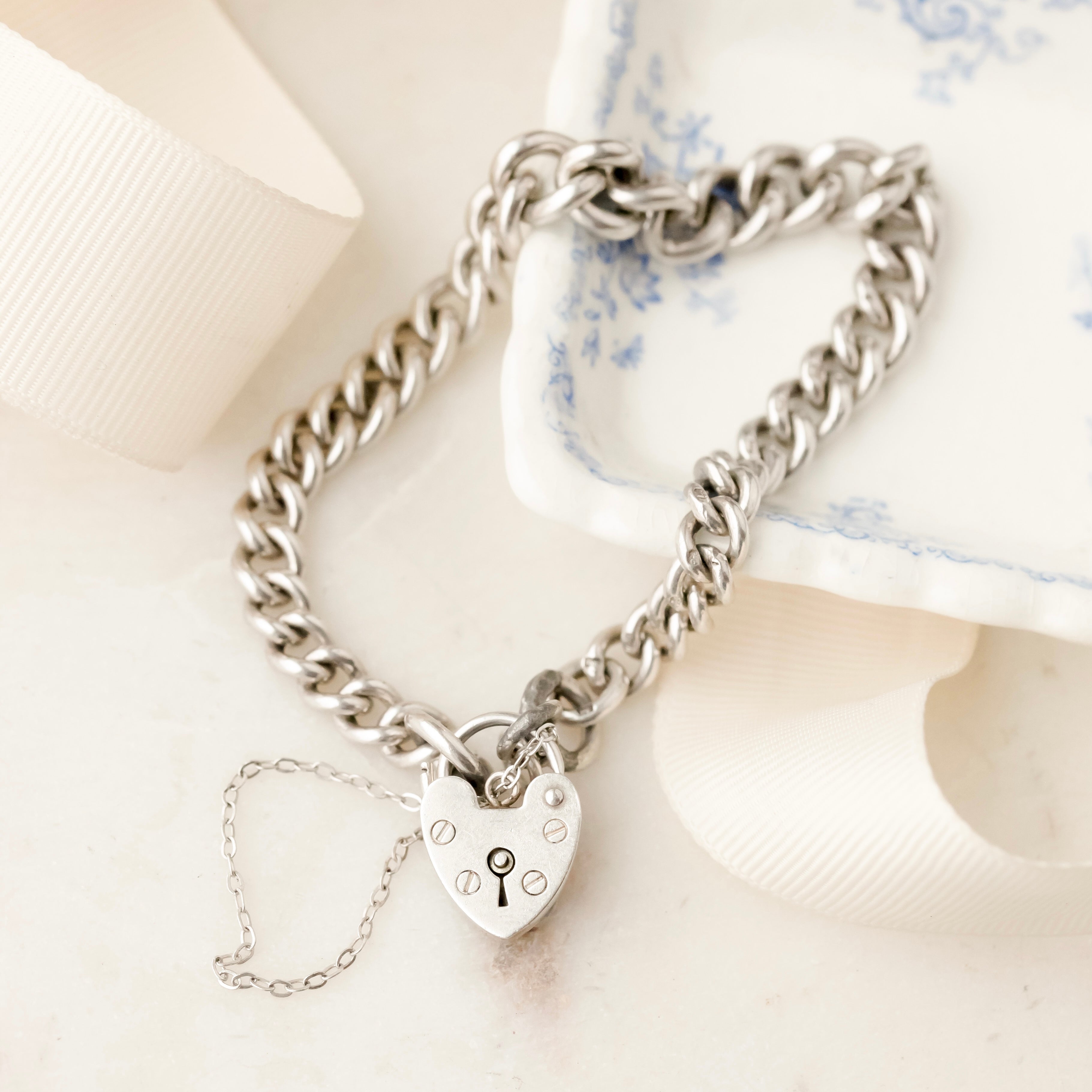Sweetheart Heart Lock Bracelet