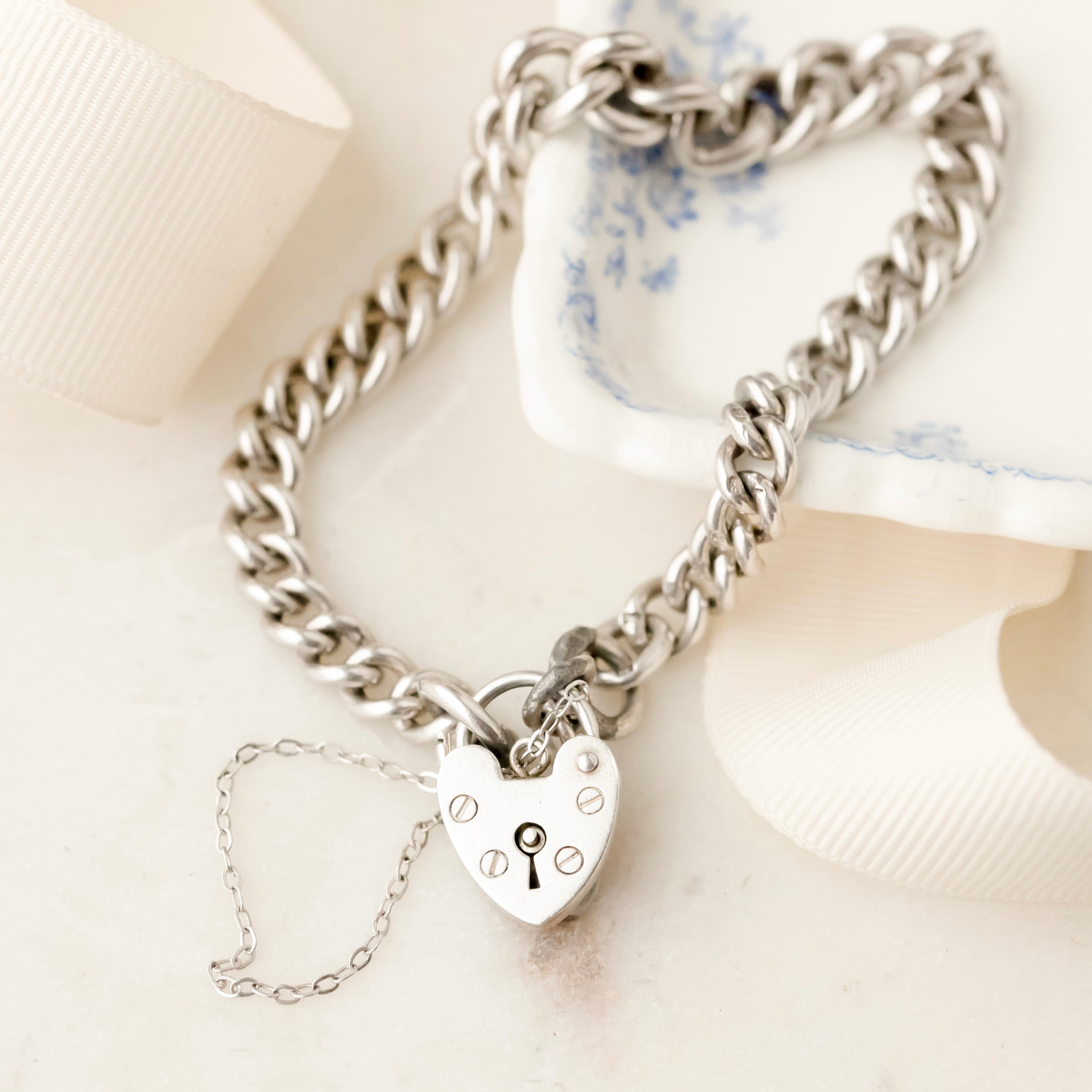 Sweetheart Heart Lock Bracelet