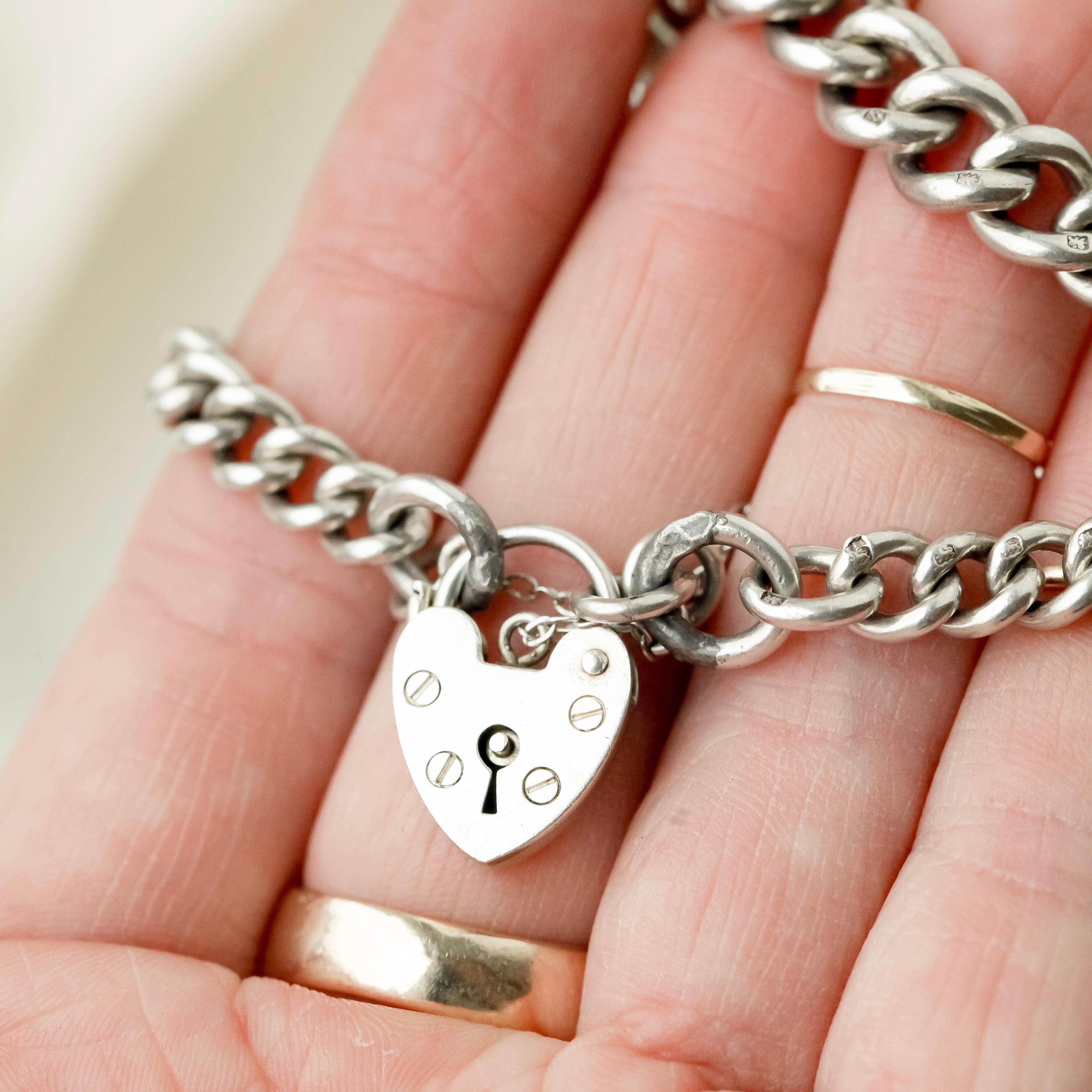 Sweetheart Heart Lock Bracelet