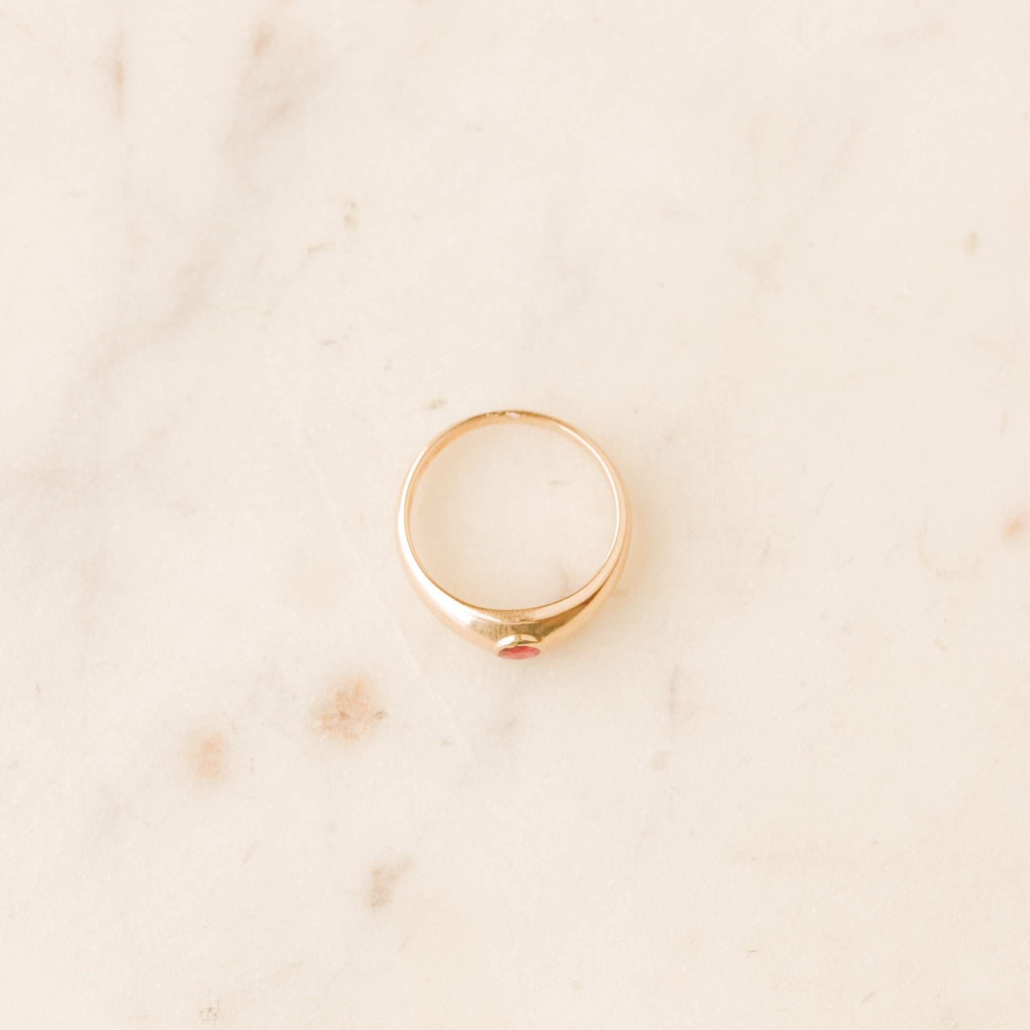 Flaherty Ruby + Gold Ring