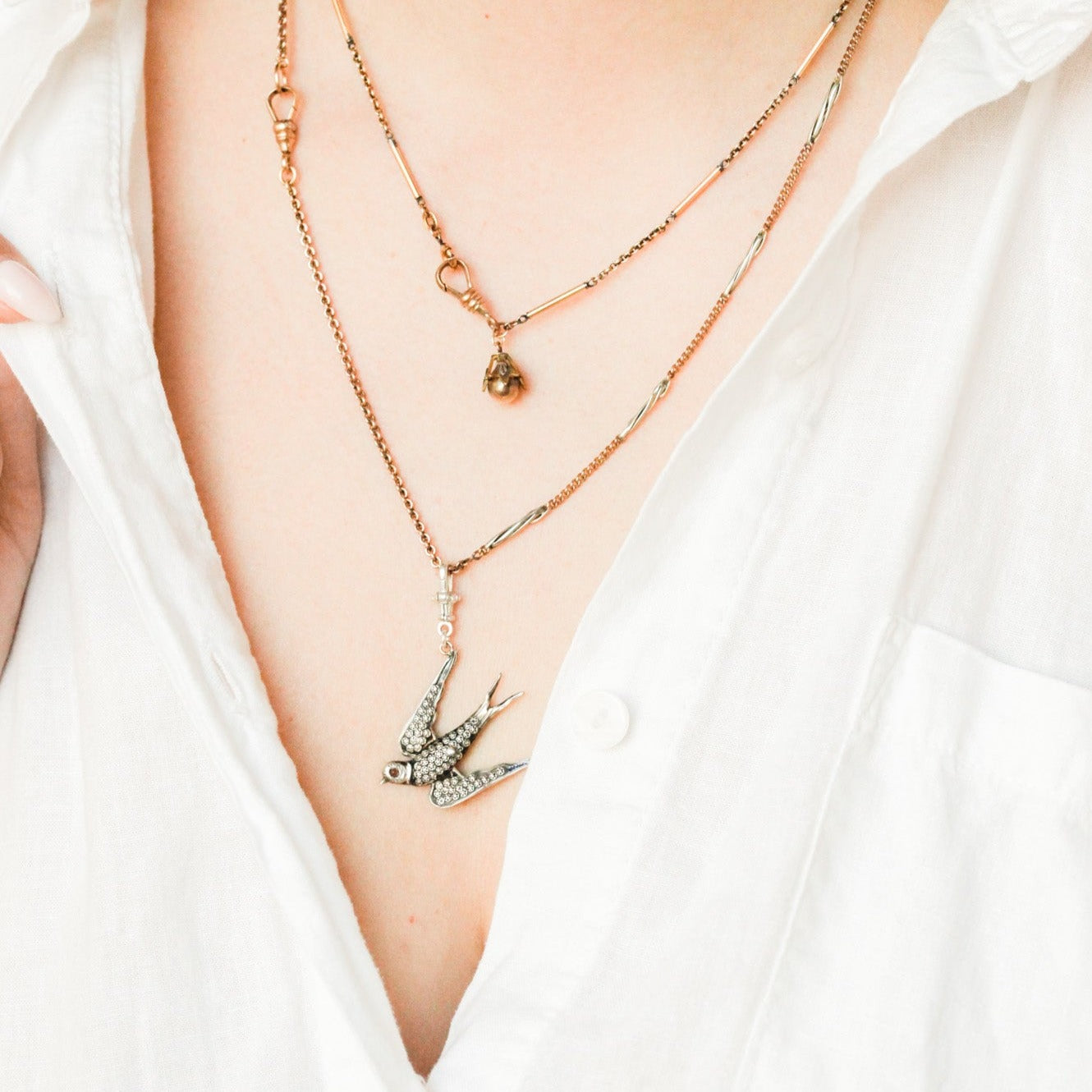 Emil Victorian Tulip Necklace