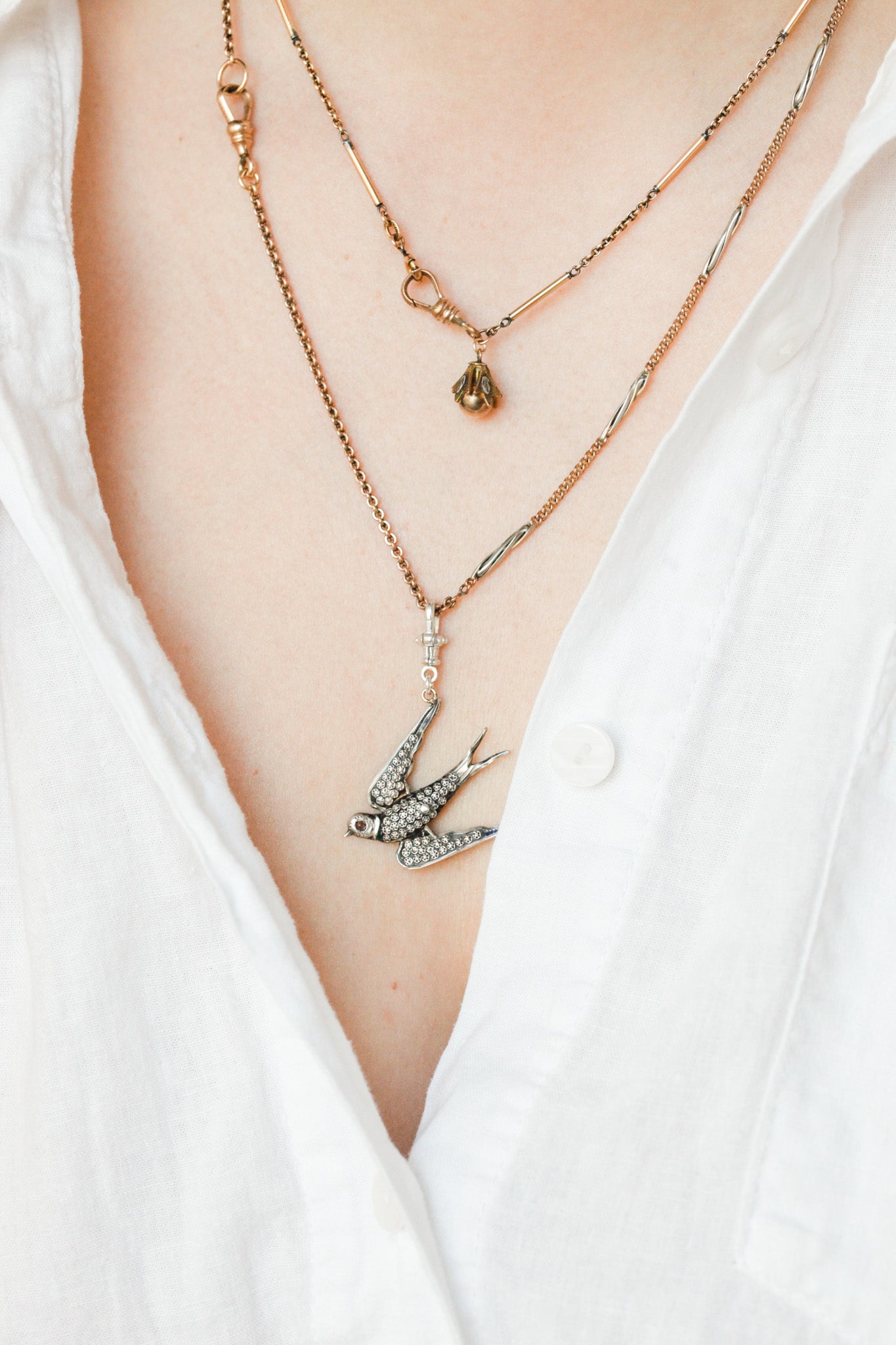 Emil Victorian Tulip Necklace
