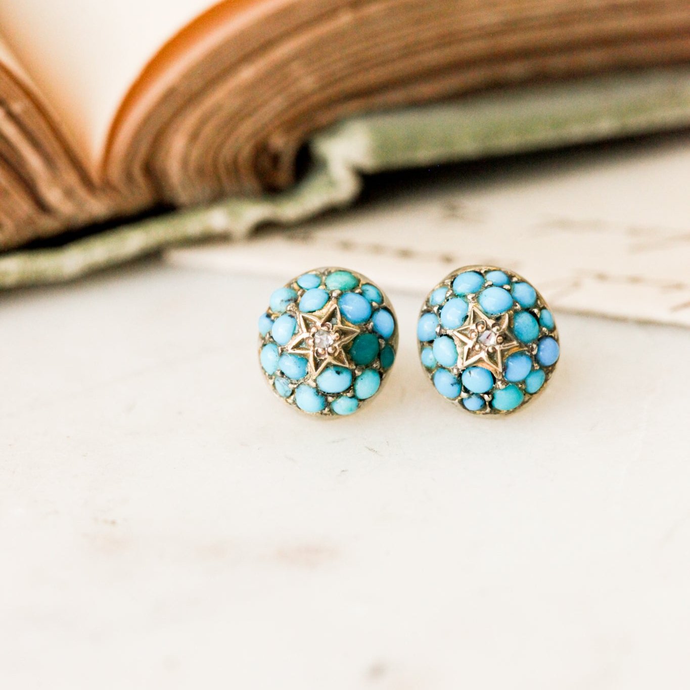 Celestial Turquoise Earrings