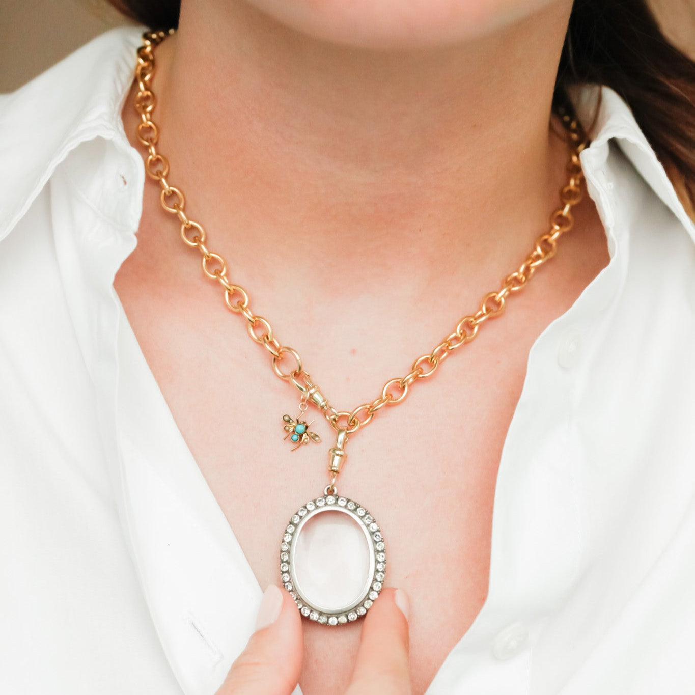 Bardette Georgian Locket Pendant