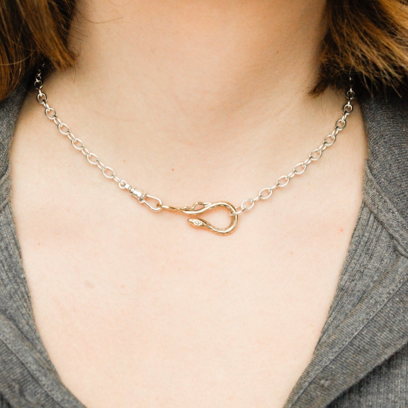 Small Charm Chain in Sterling Silver