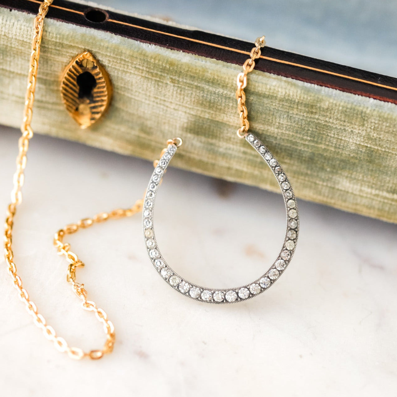 Lady Luck Horseshoe Pendant