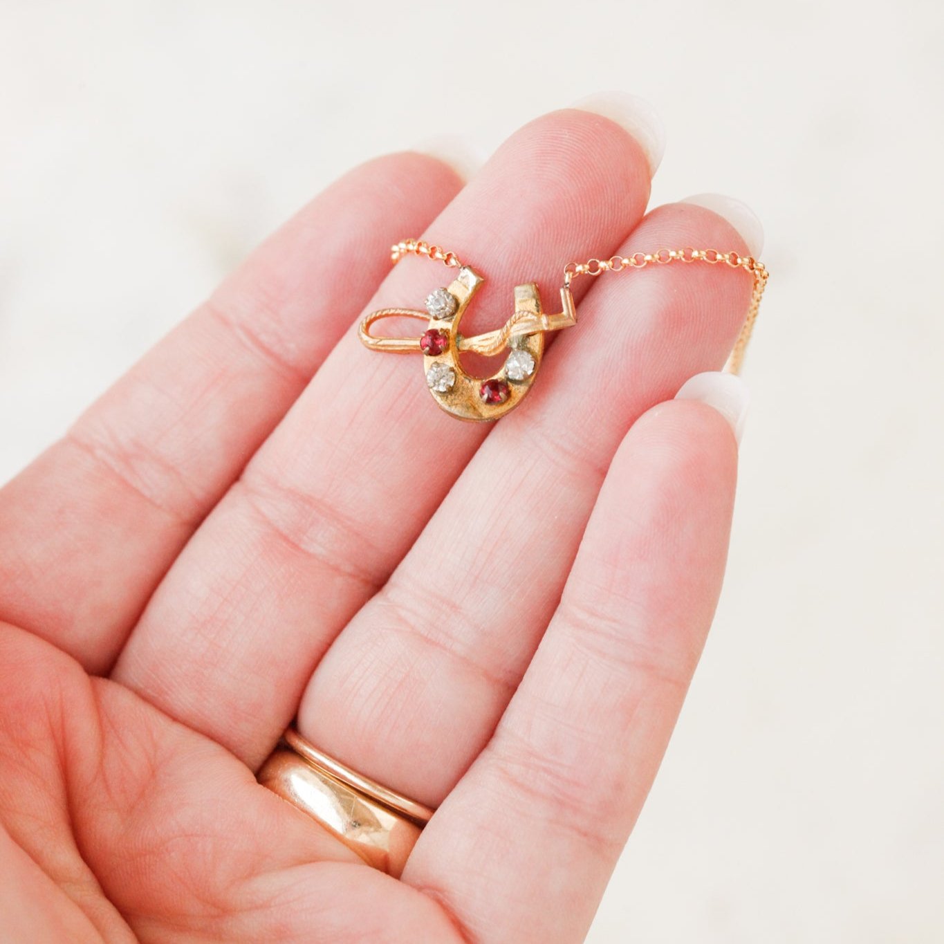 Lucky Horseshoe Pendant