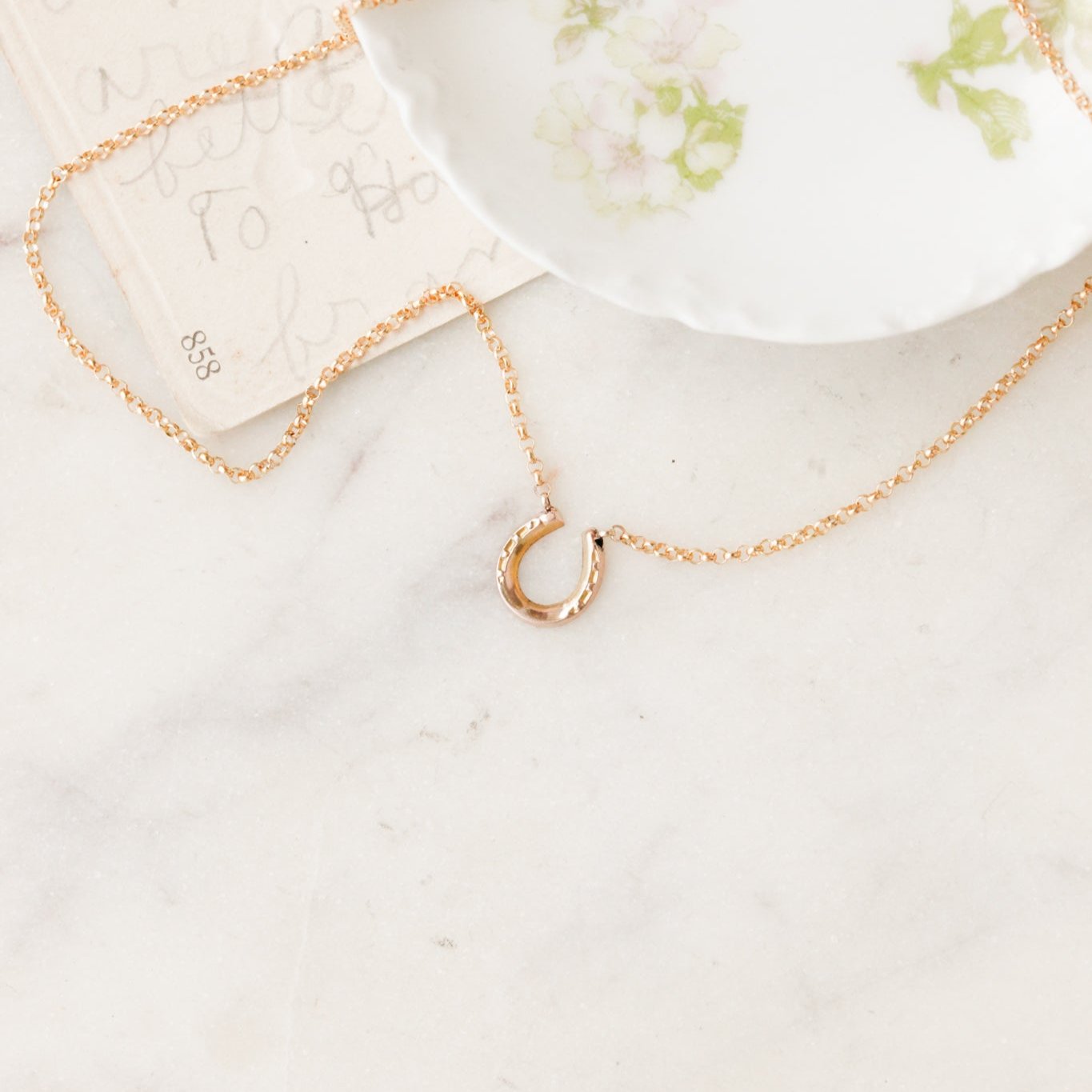 Bitty Lucky Horseshoe Pendant