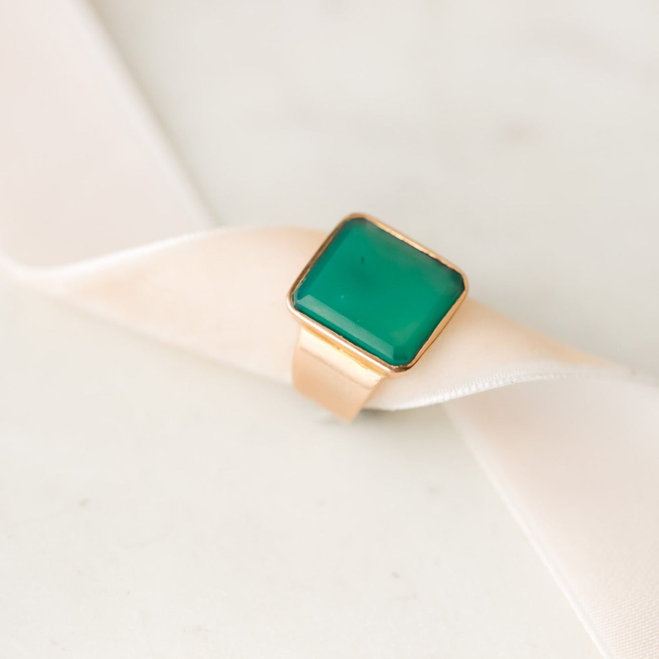 Cornwall Chrysoprase Signet