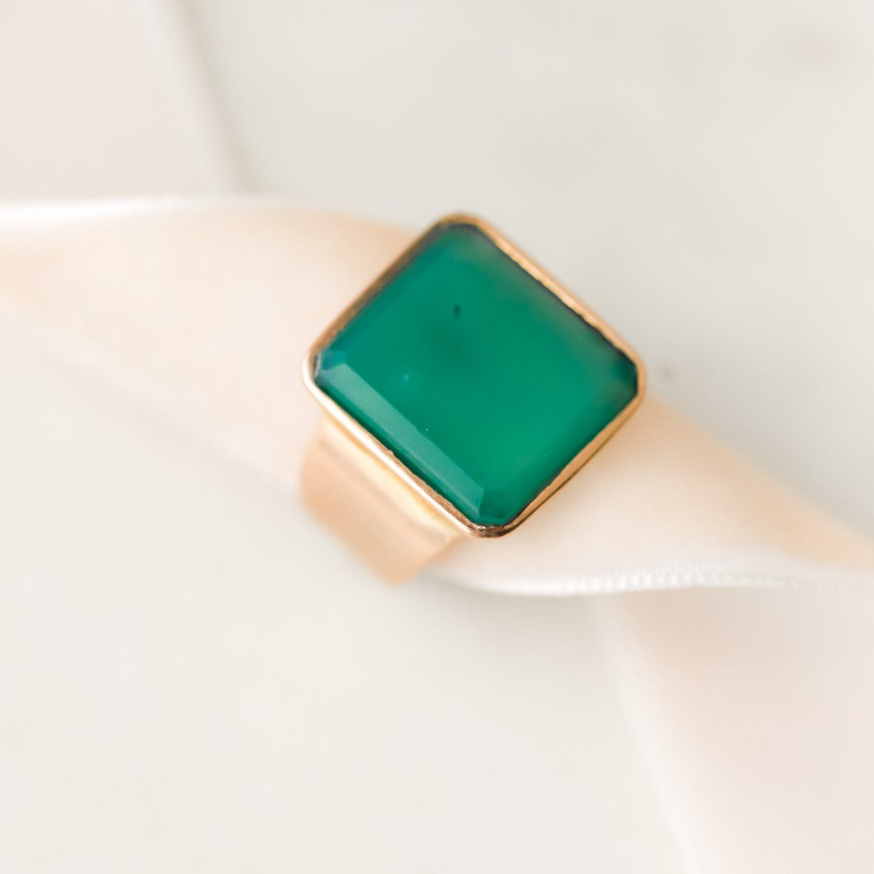 Cornwall Chrysoprase Signet