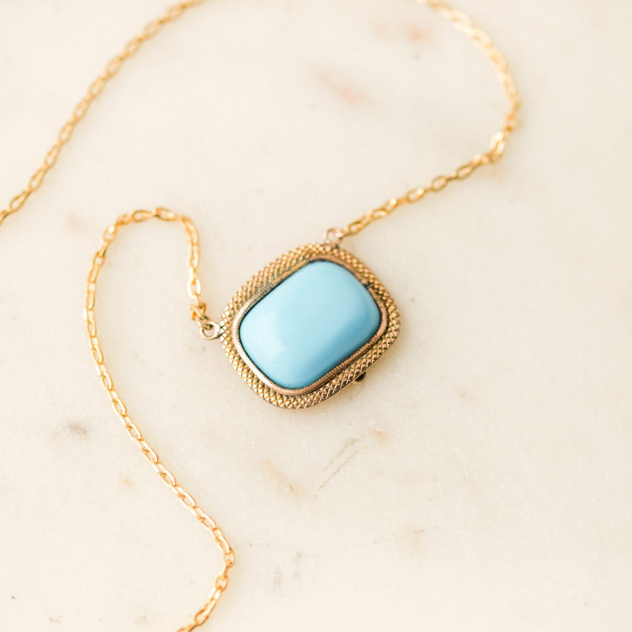 Hervine Turquoise Pendant