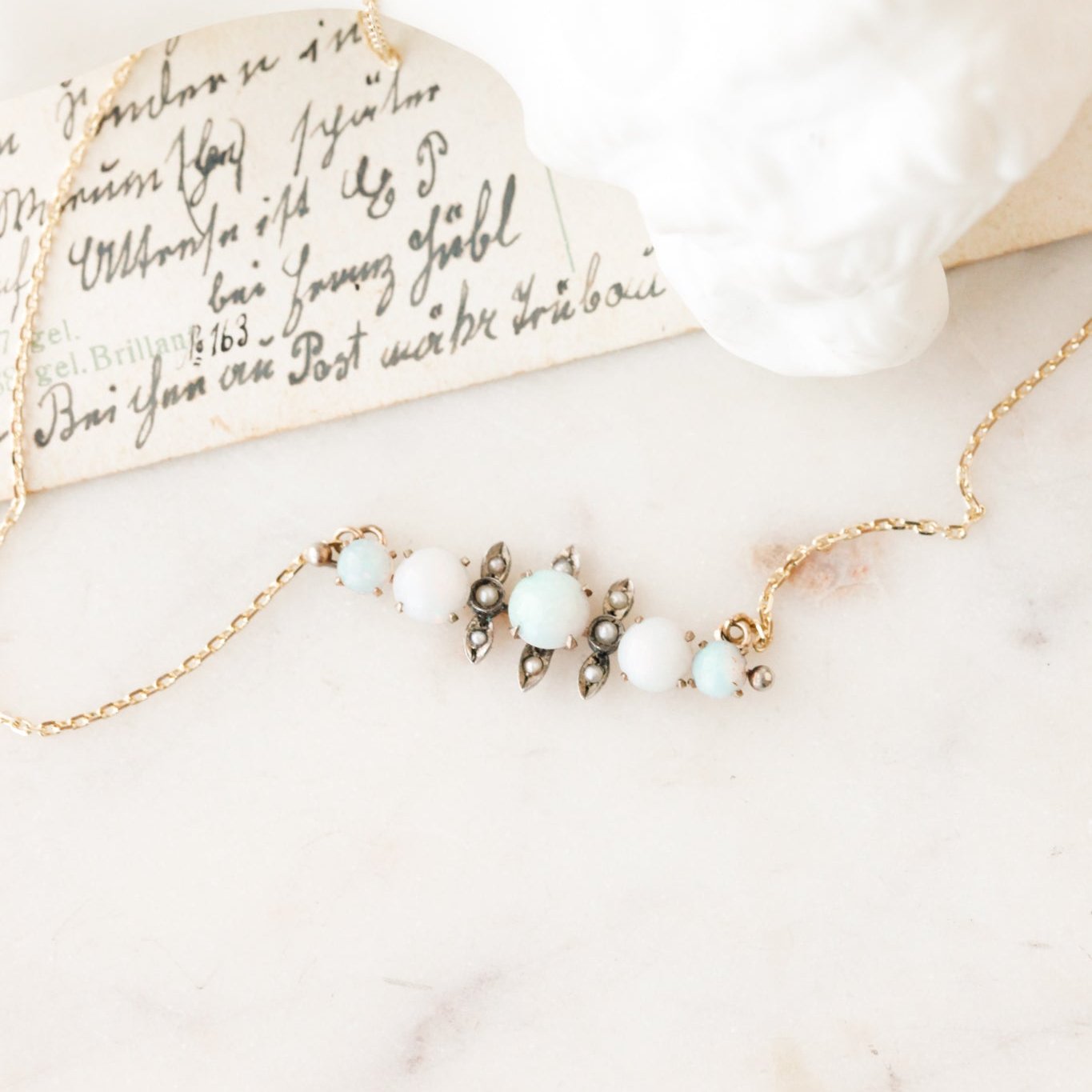 Darrah Opal + Pearl Pendant