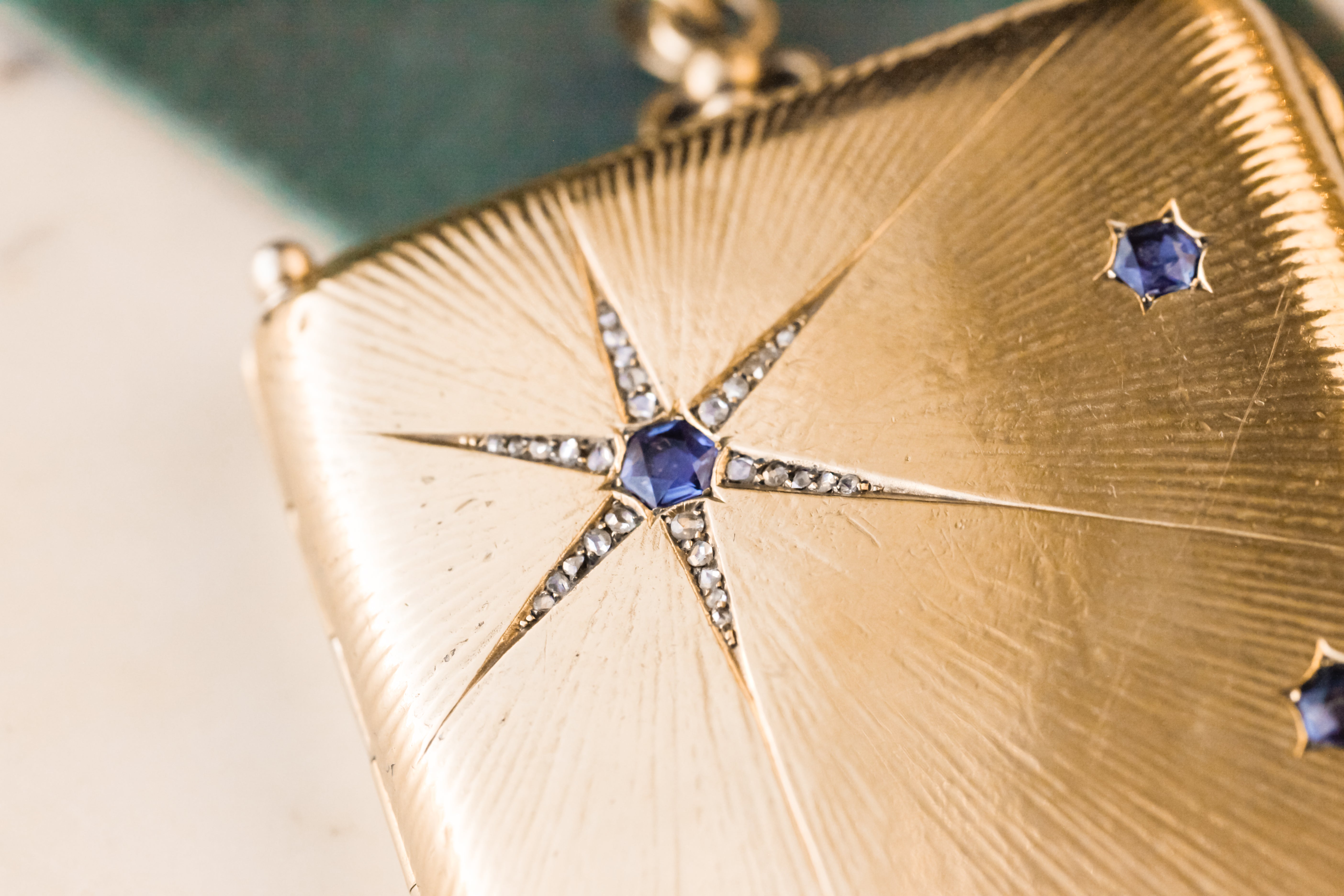 Sapphire + Diamond Deco Minaudière