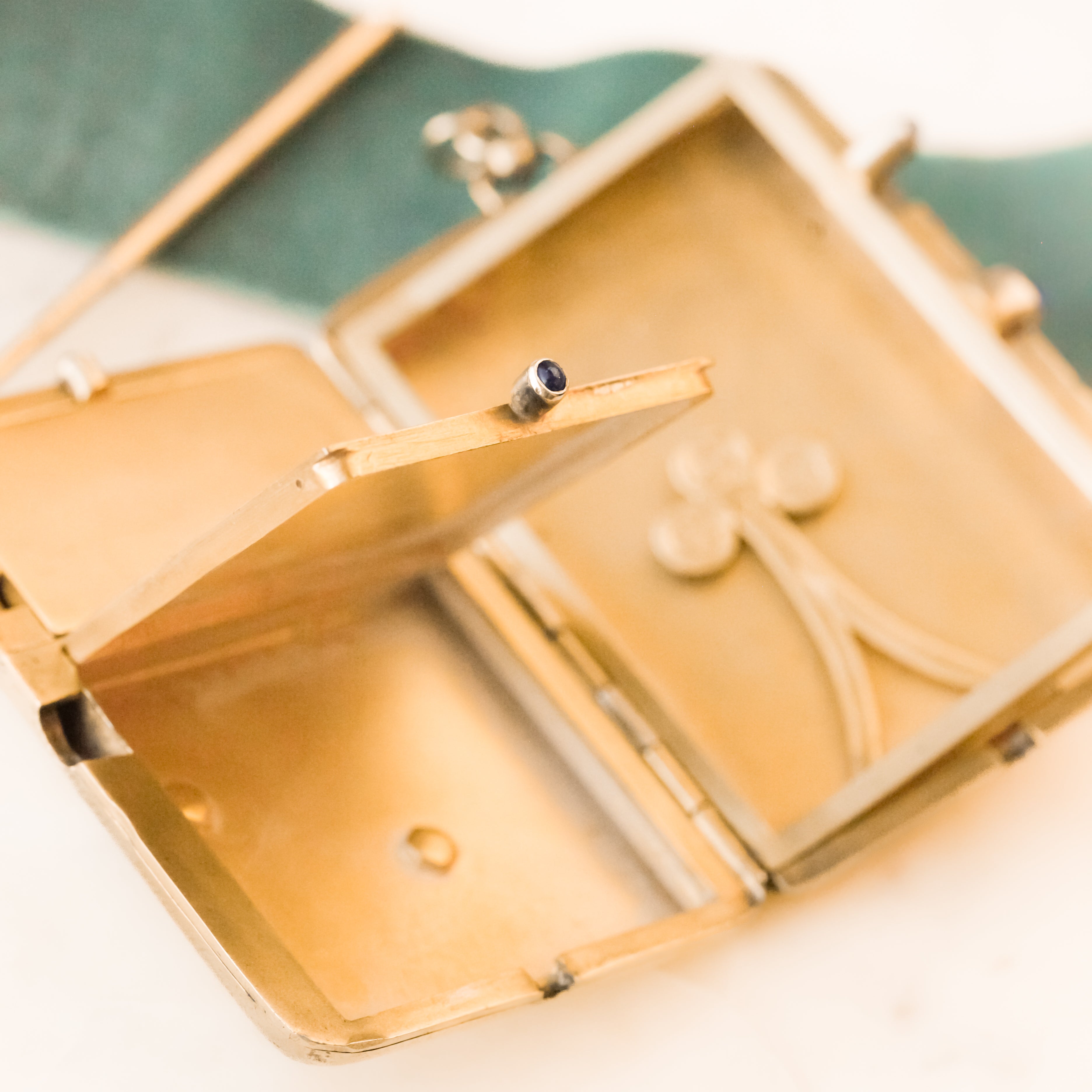 Sapphire + Diamond Deco Minaudière