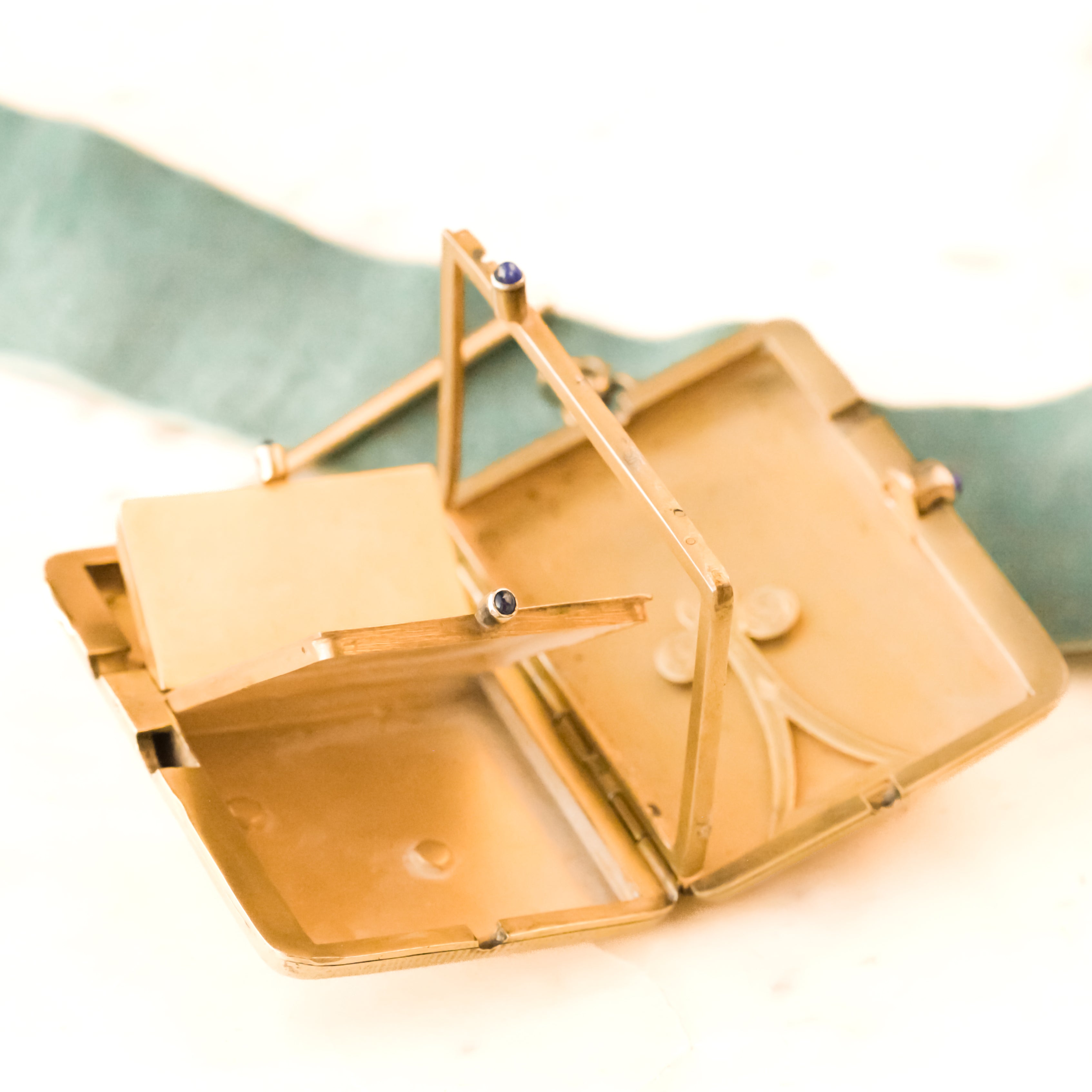 Sapphire + Diamond Deco Minaudière