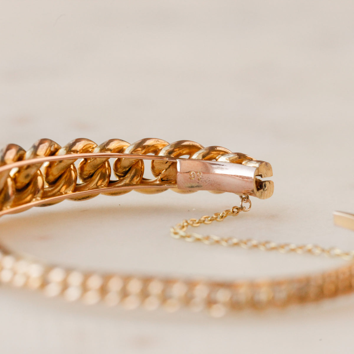 Georgie Victorian Curb Chain Bangle