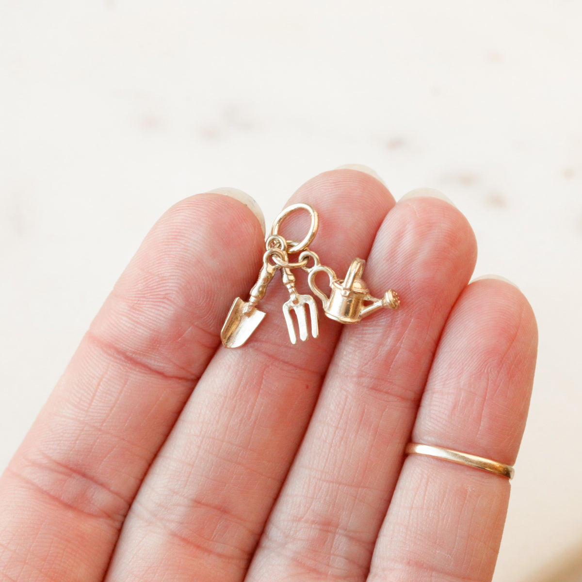 Garden Lover's 10K Gold Charm