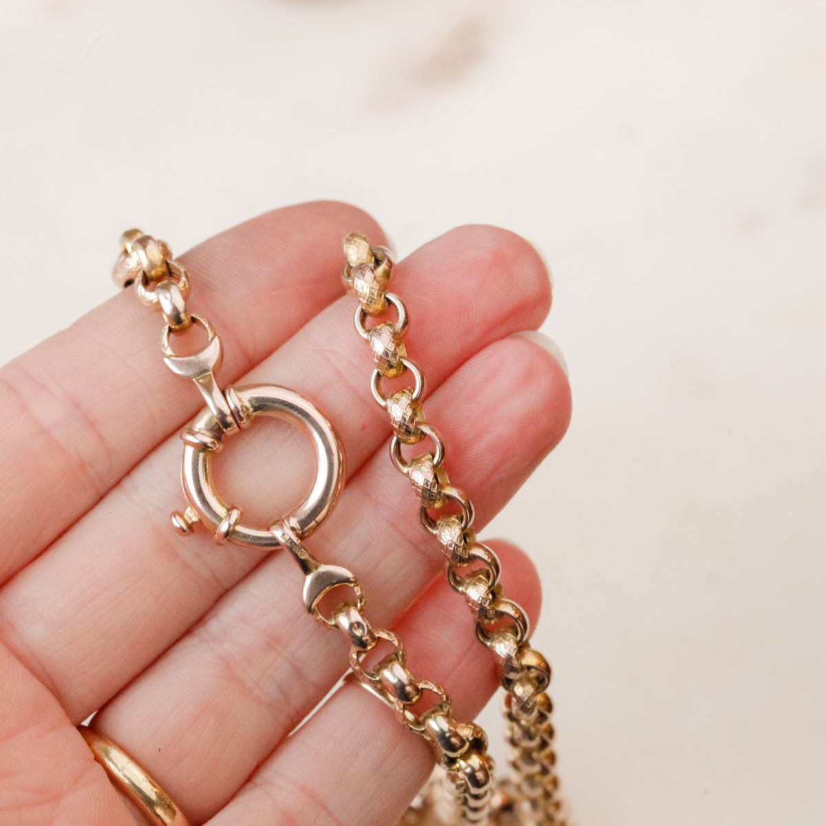 Georgie Rolo Chain and Bolt Clasp