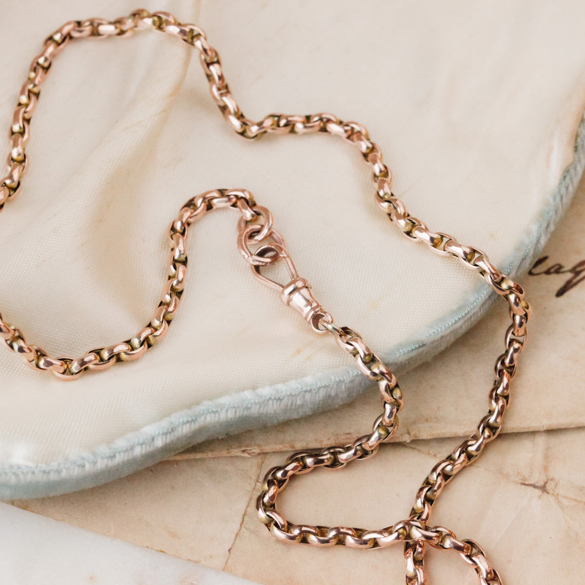 9k Victorian Cable Chain Necklace