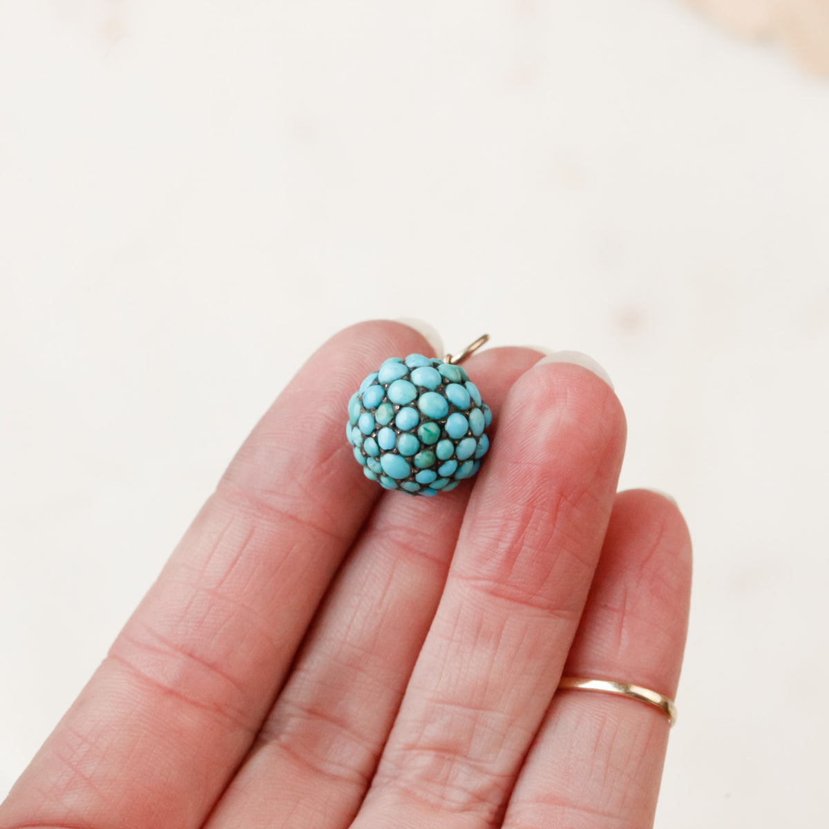 Daphne Victorian Turquoise Pendant