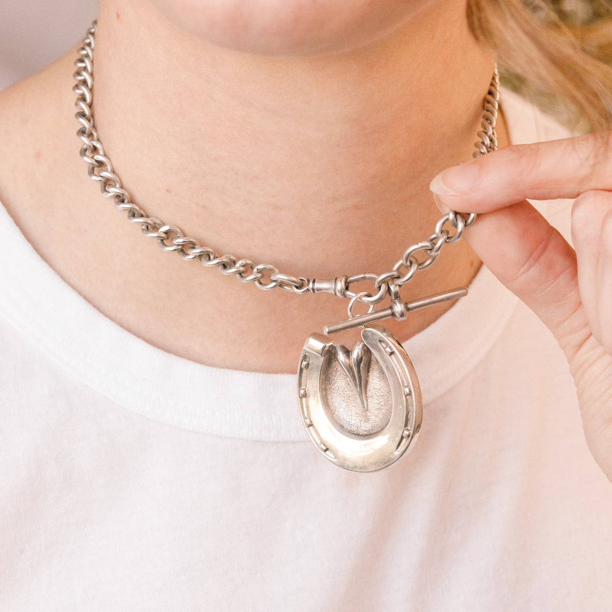 Victorian Sterling Silver Albert Chain