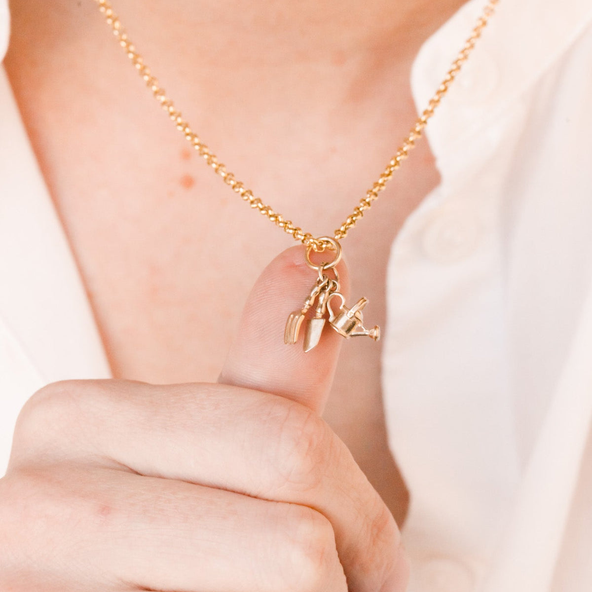 Garden Lover's 10K Gold Charm
