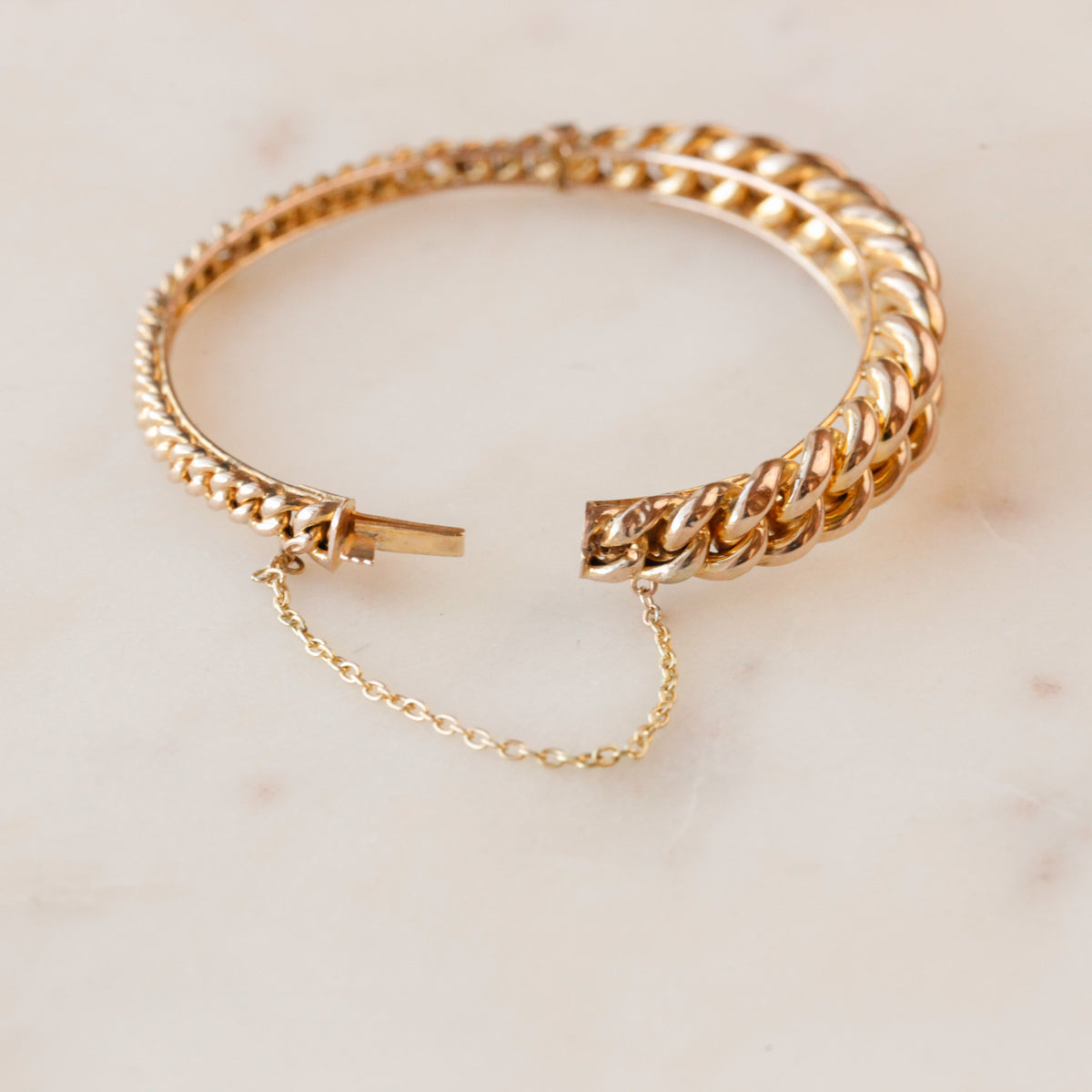 Georgie Victorian Curb Chain Bangle