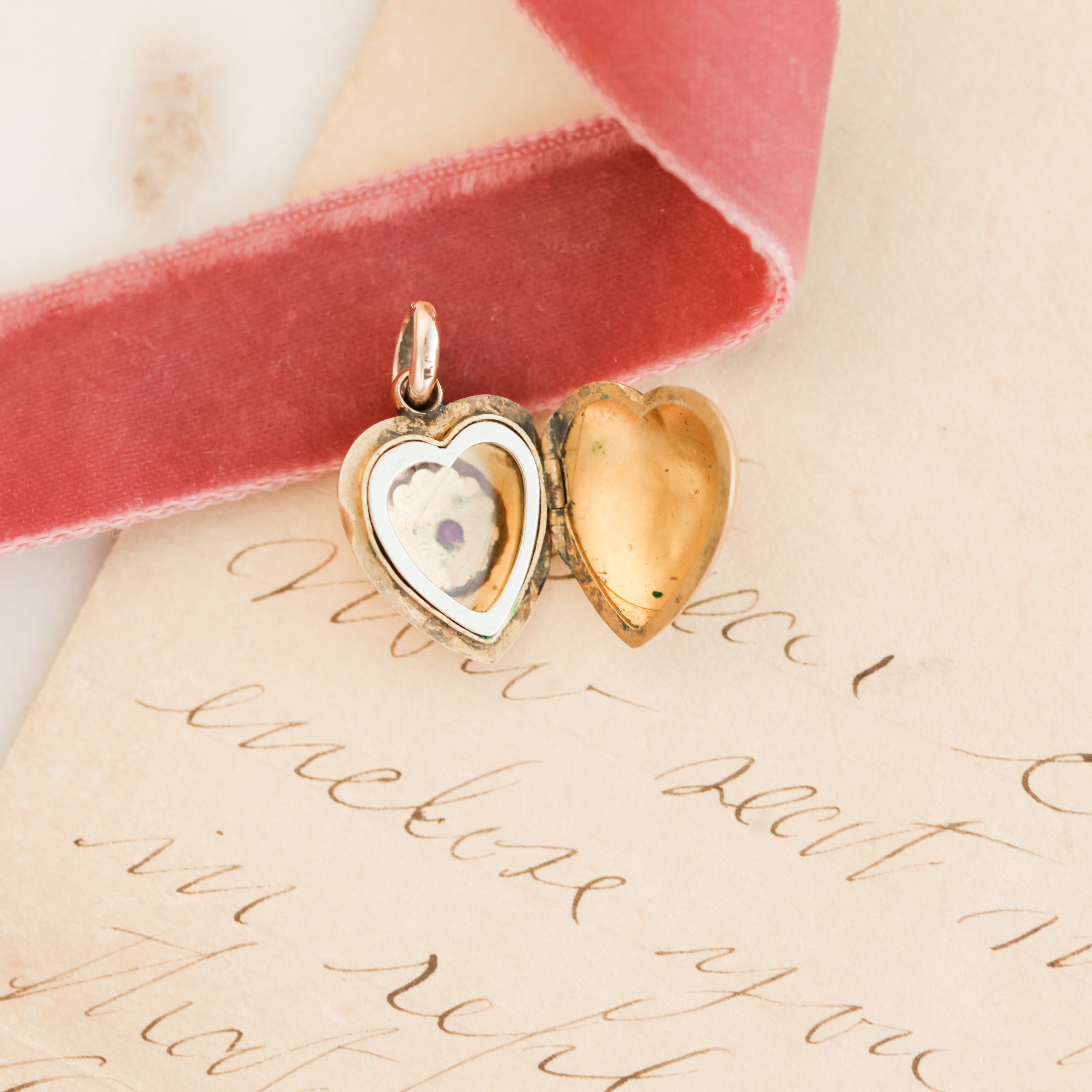 Eros Diamond + Ruby Heart Locket