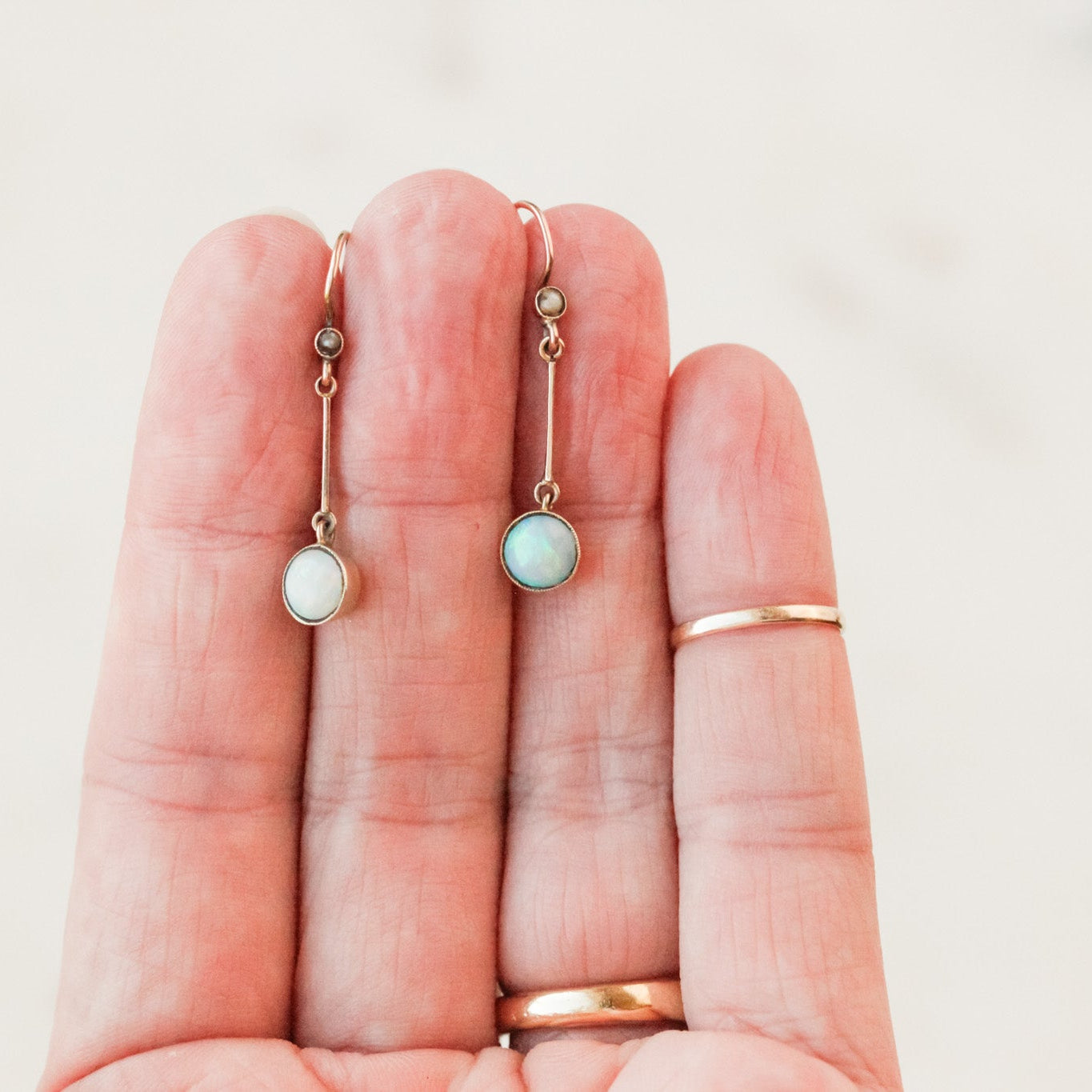 Vern Opal Earrings