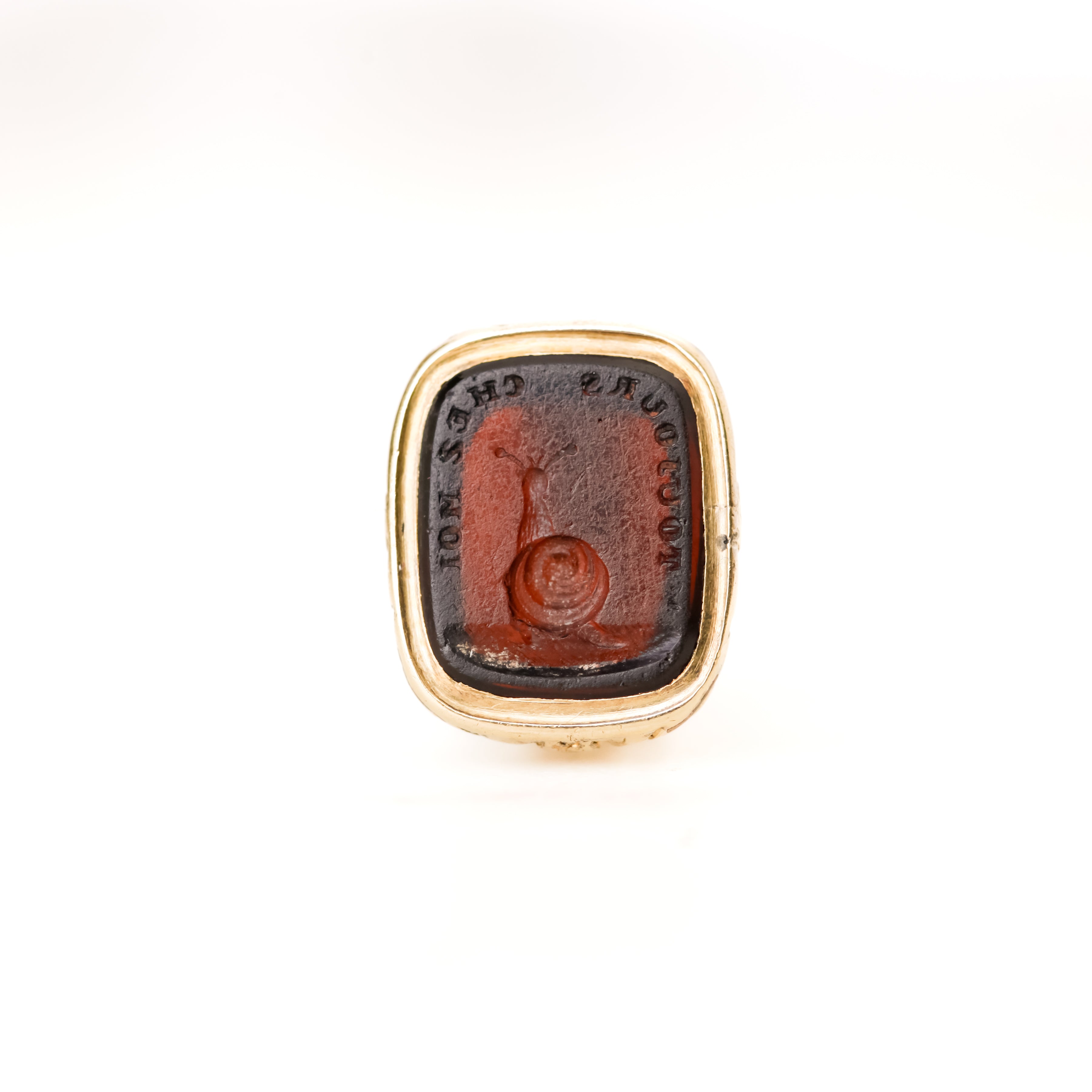 "Always At Home" French Snail Seal