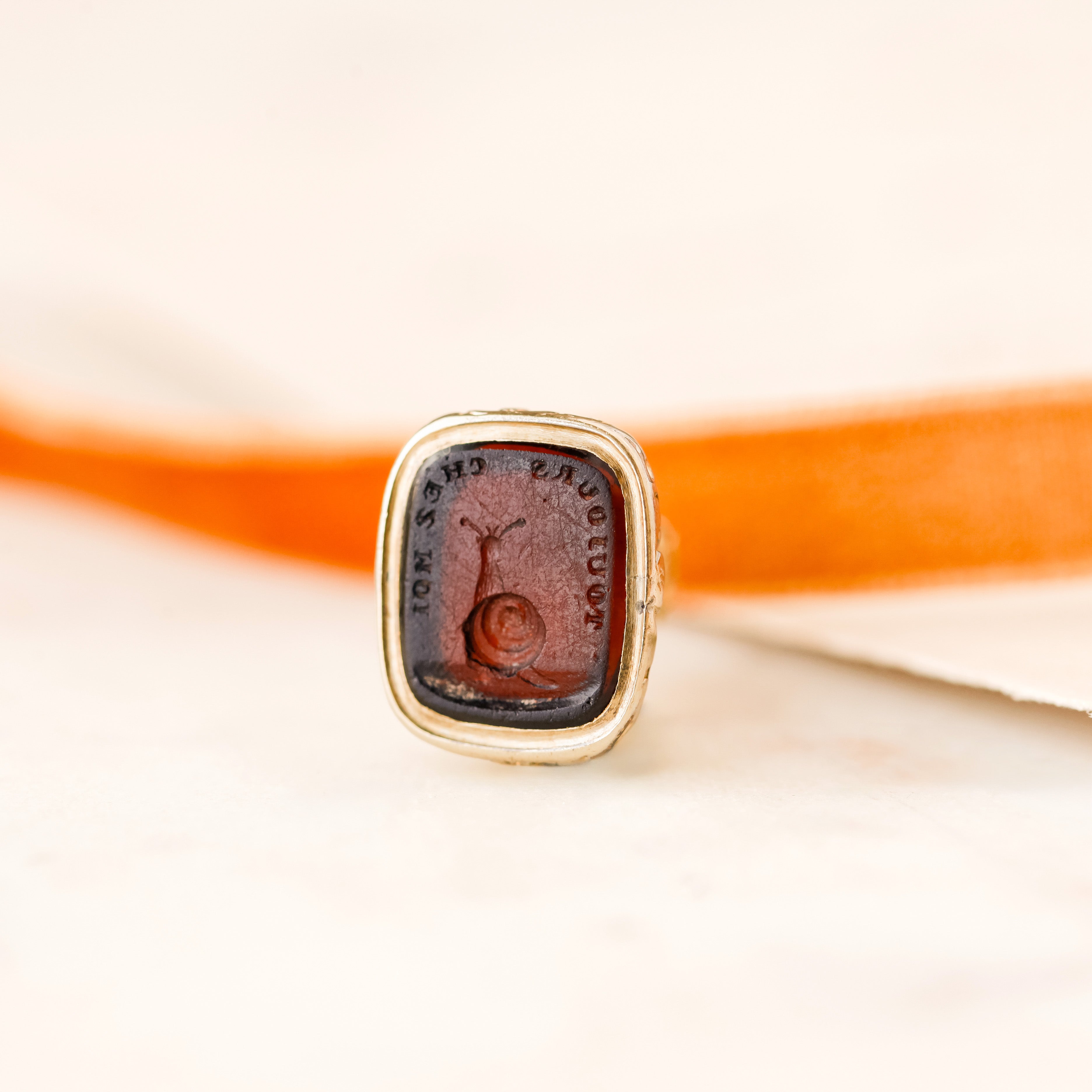 "Always At Home" French Snail Seal