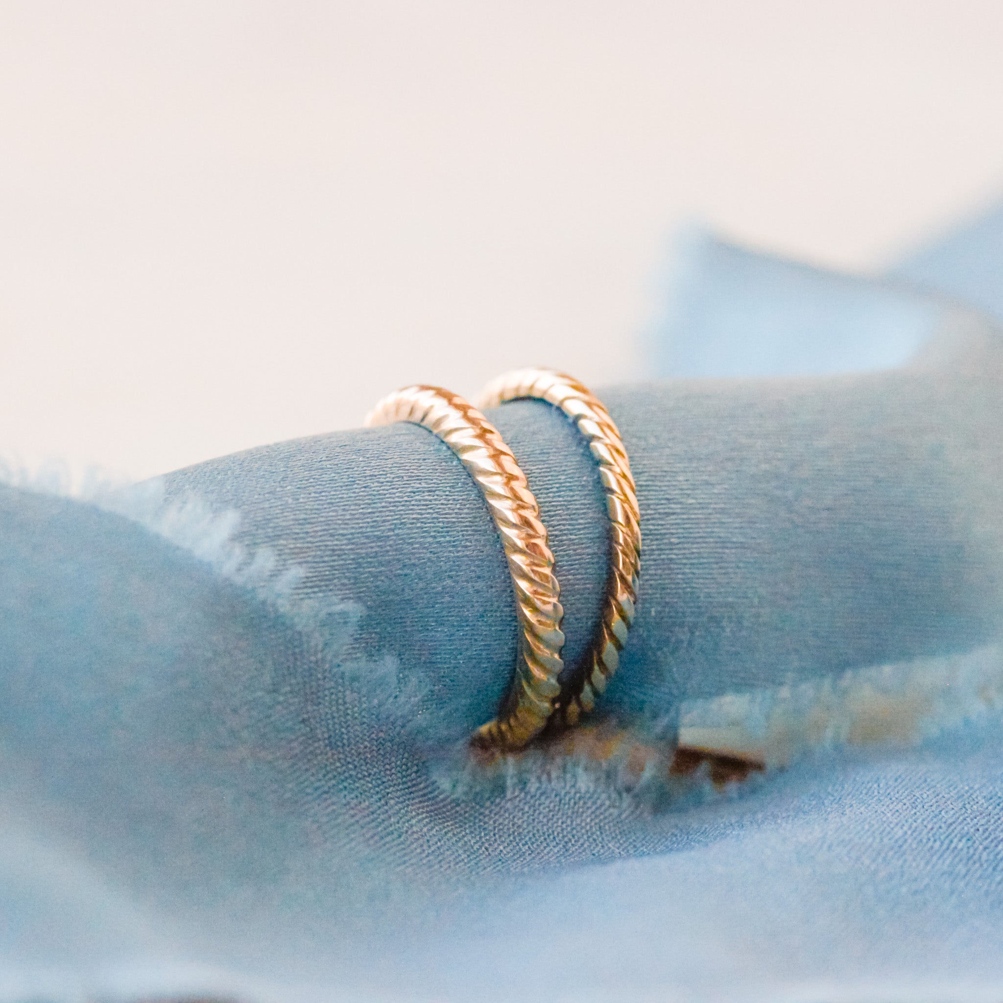 Vintage Solid Twist Rings