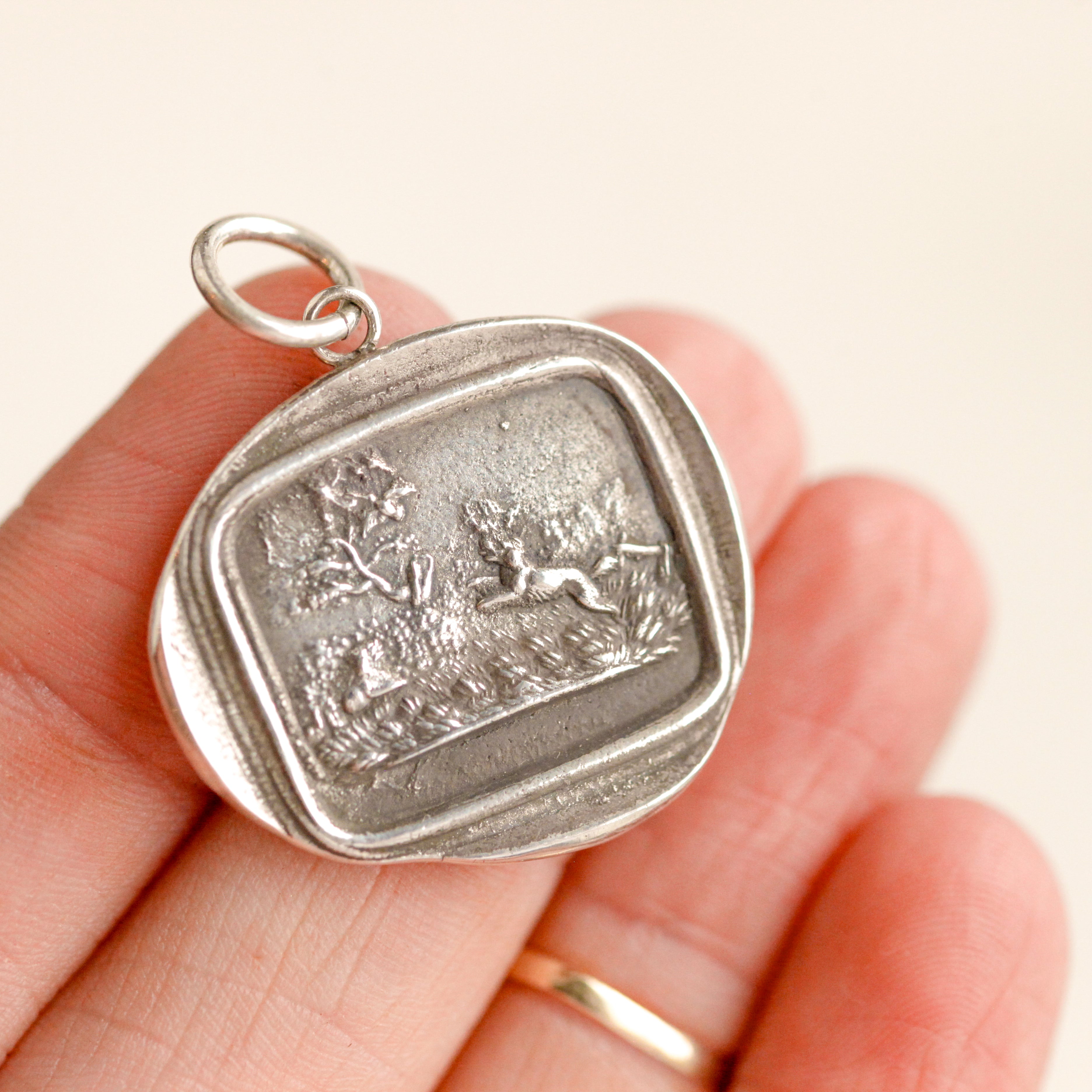 "Fair Game" Silver Charm