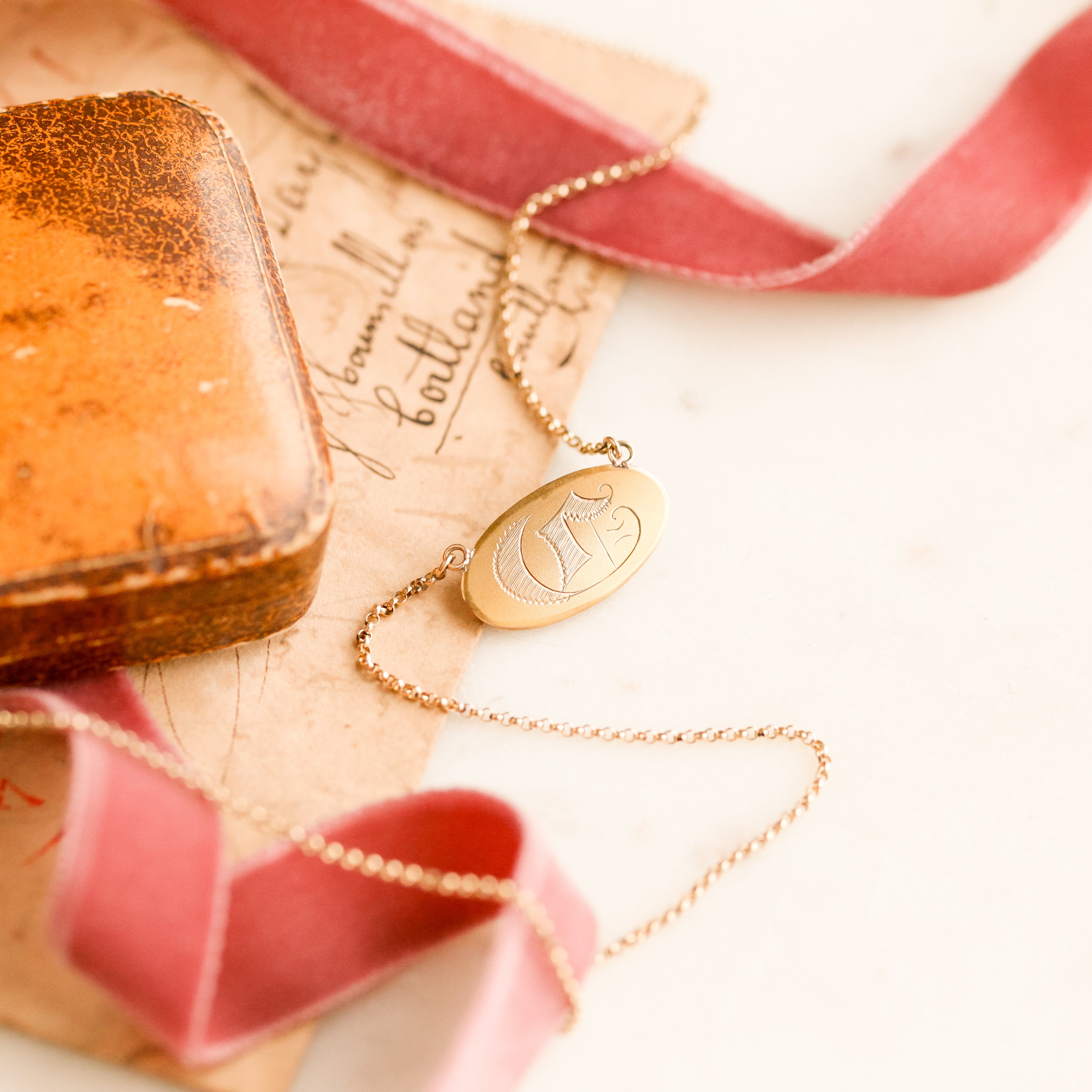 "G" Victorian Pendant