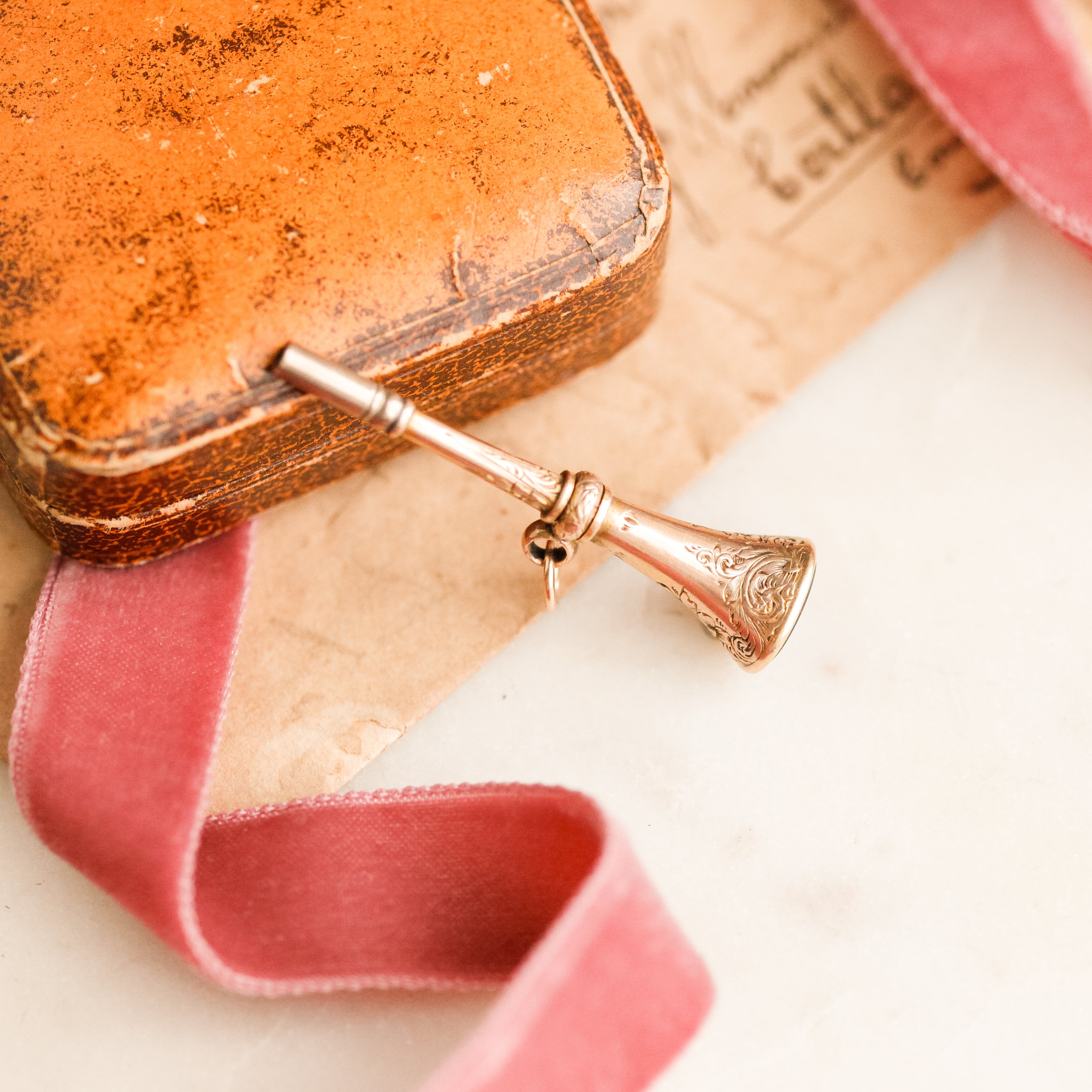 Victorian Bloodstone Key Charm