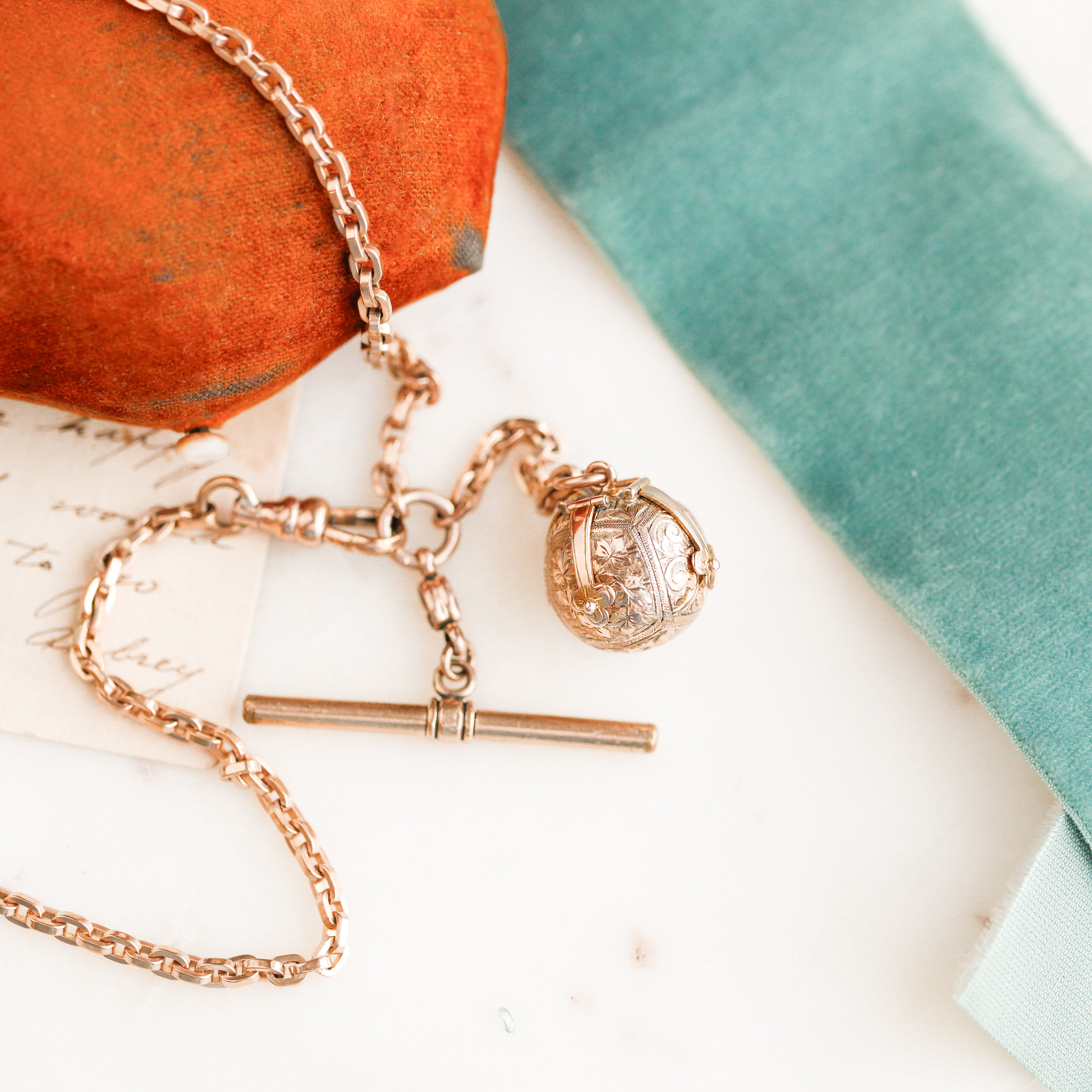 Freemason's Engraved Secret Orb Necklace